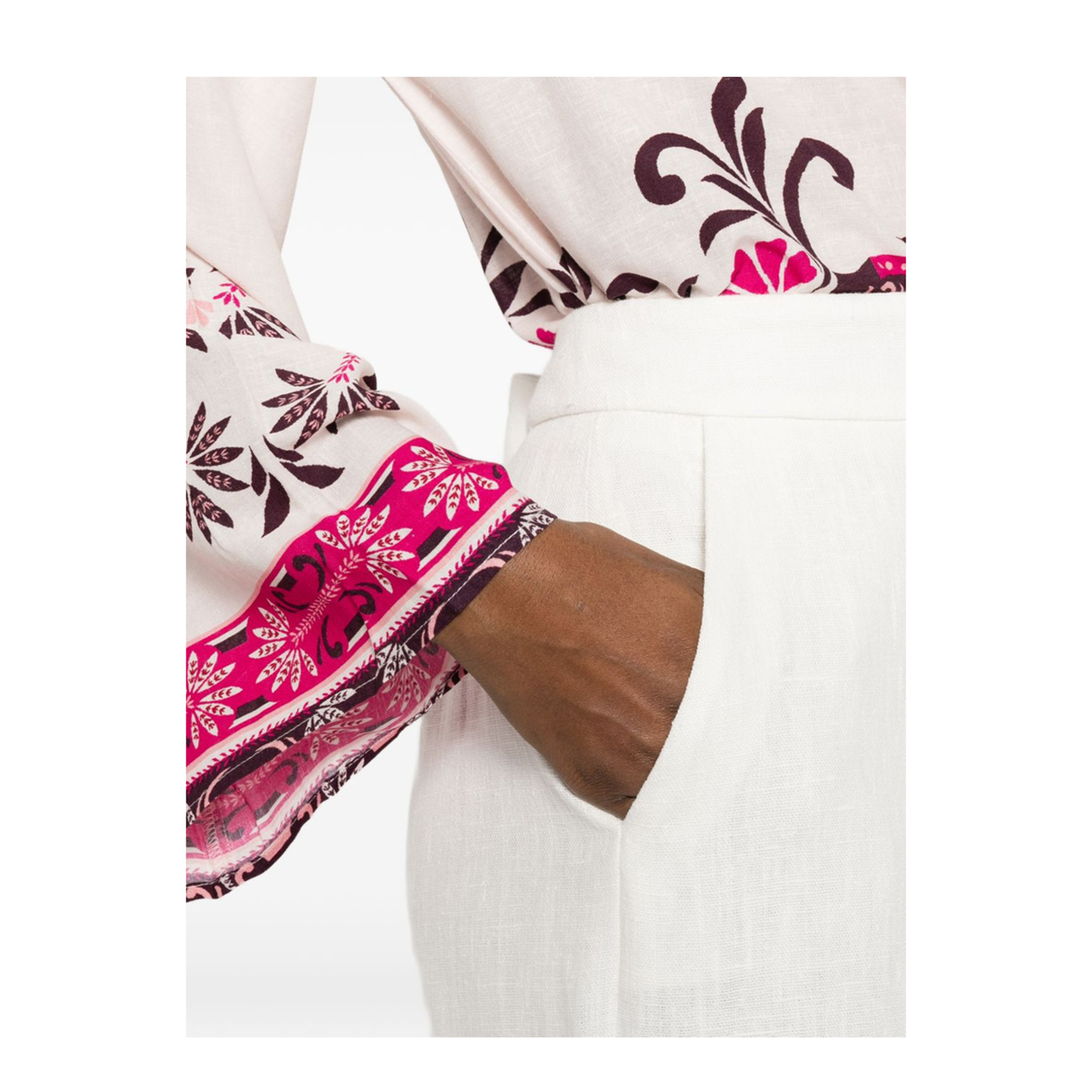 MAYFEYR - Via Masini 80 - Trousers Ivory - M976MJ618