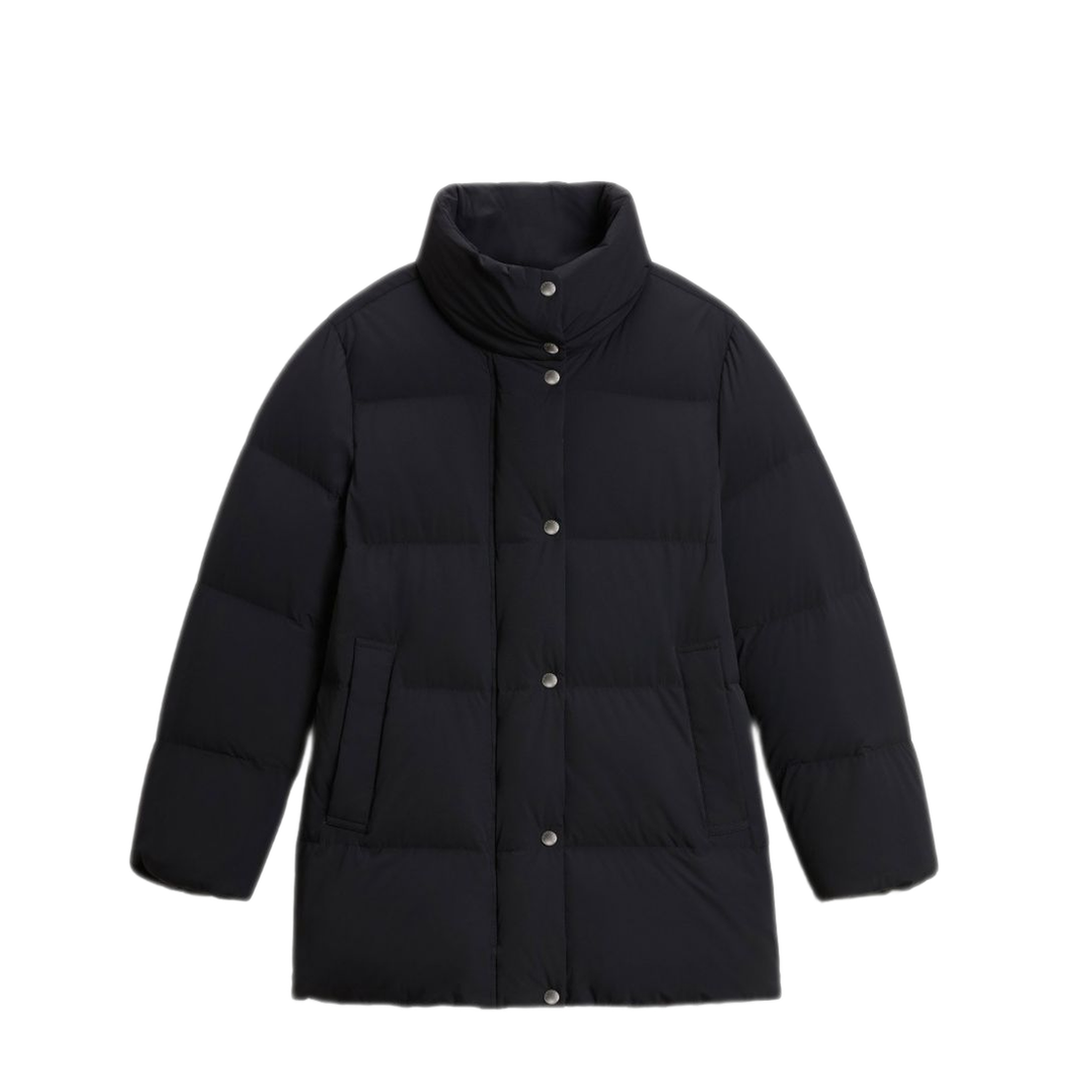 MAYFEYR - Woolrich - Black Quilted Coat - CFWWOU2228FRUT3107100