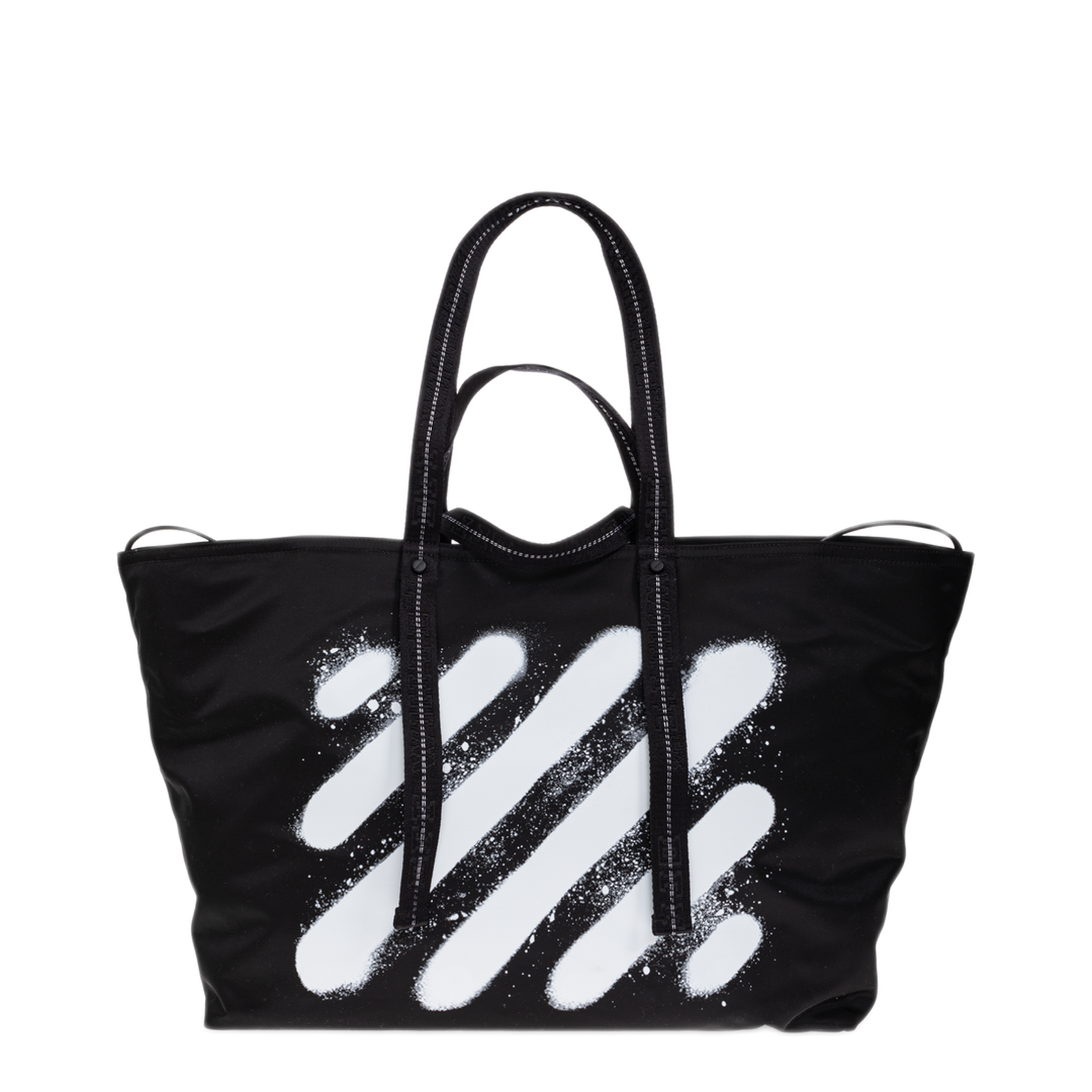 MAYFEYR - Off-White - Diagonal Spray Shopper Bag - OMNA20JF25FAB0011001