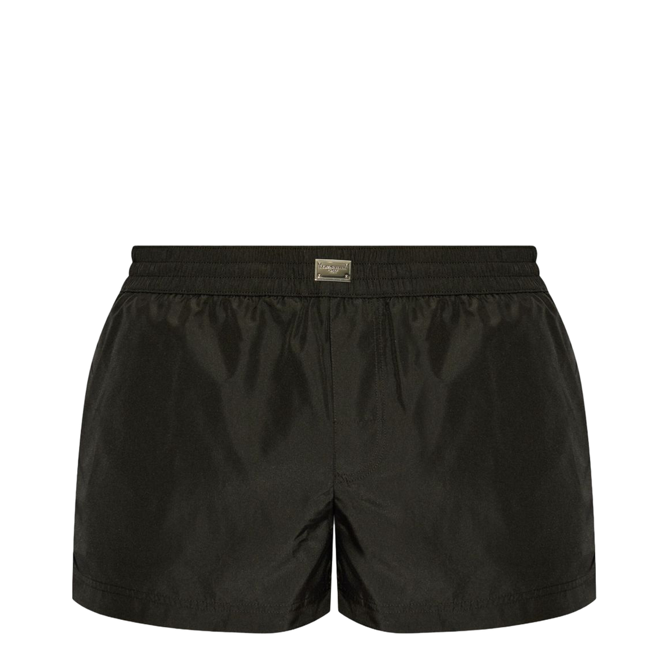 Logo Plaque Swimsuit