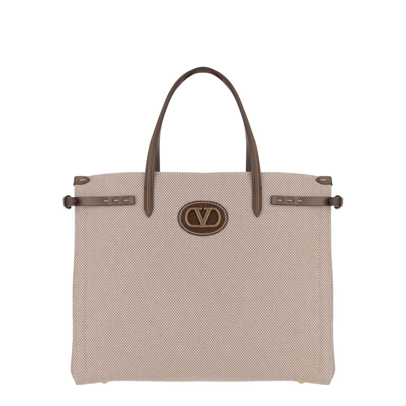 Medium "Antibes" Canvas Shopping Bag