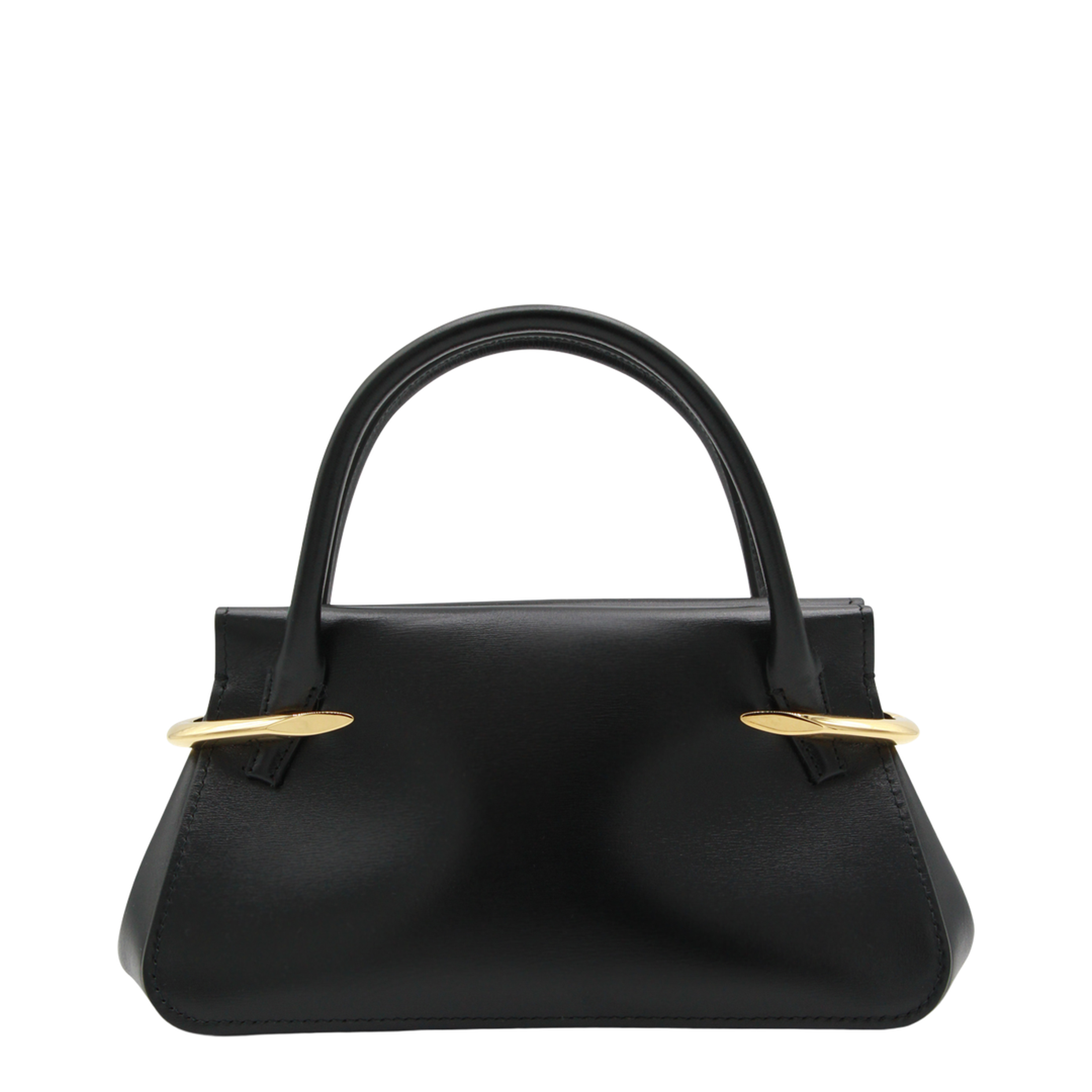 Pinch Mini Calfskin Bag - Black