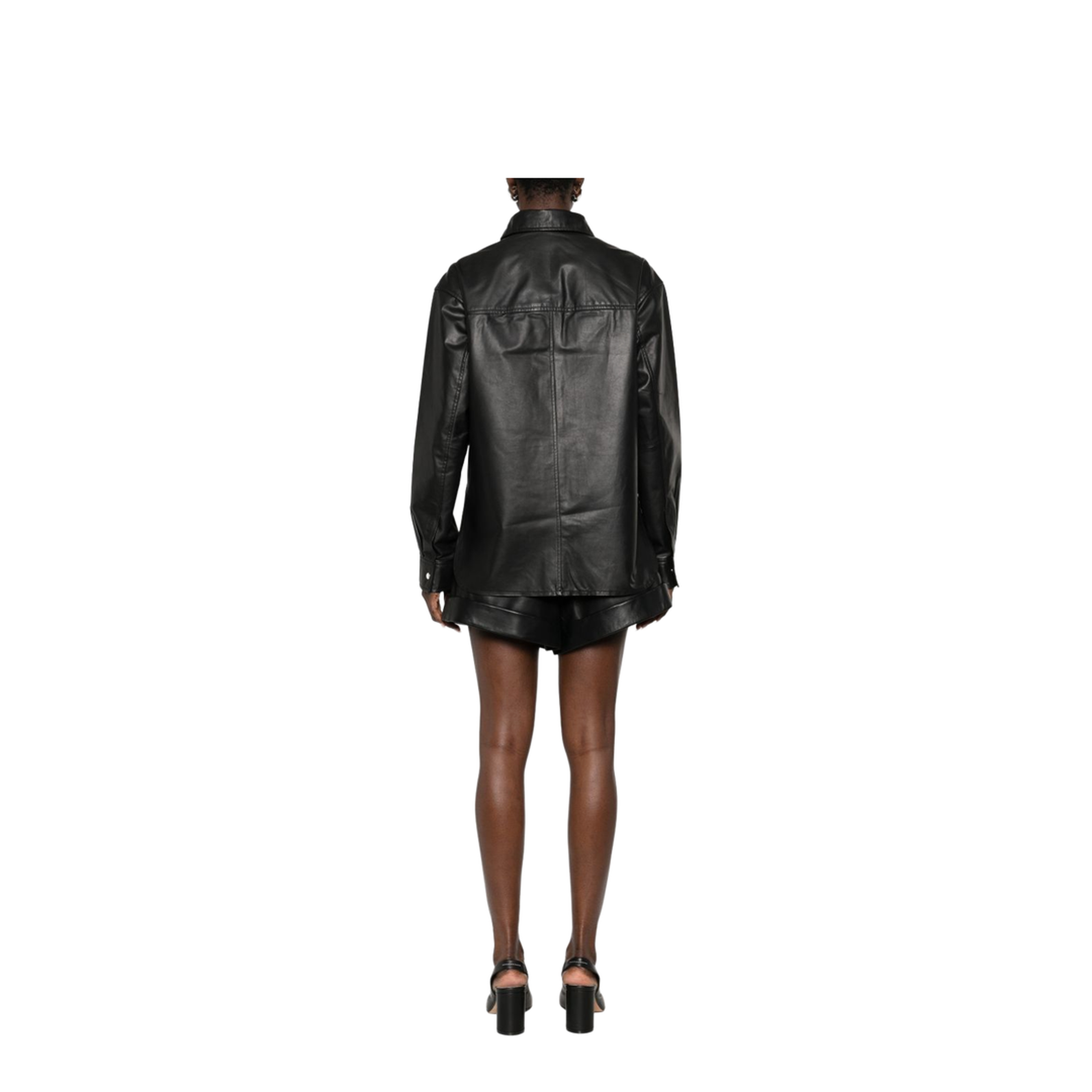 MAYFEYR - Iro - Leather Shirt - CABANAWP100BLA01