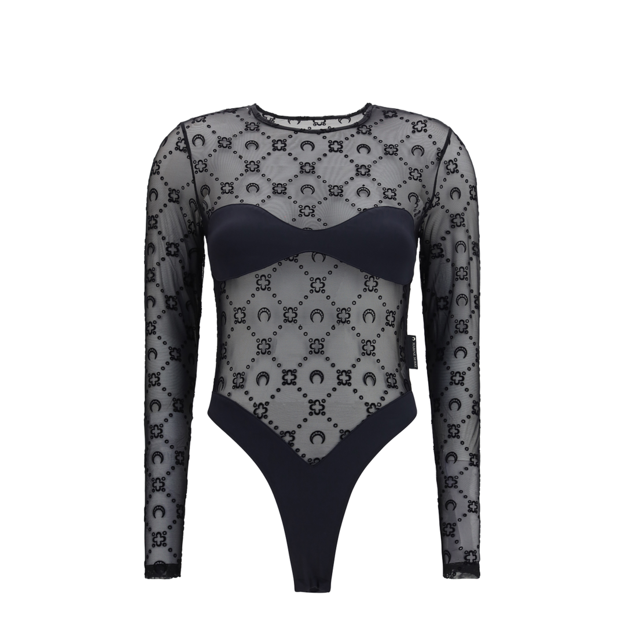 MAYFEYR - Marine Serre - Mesh Body With Moon Motif - WTO474ACJER0005