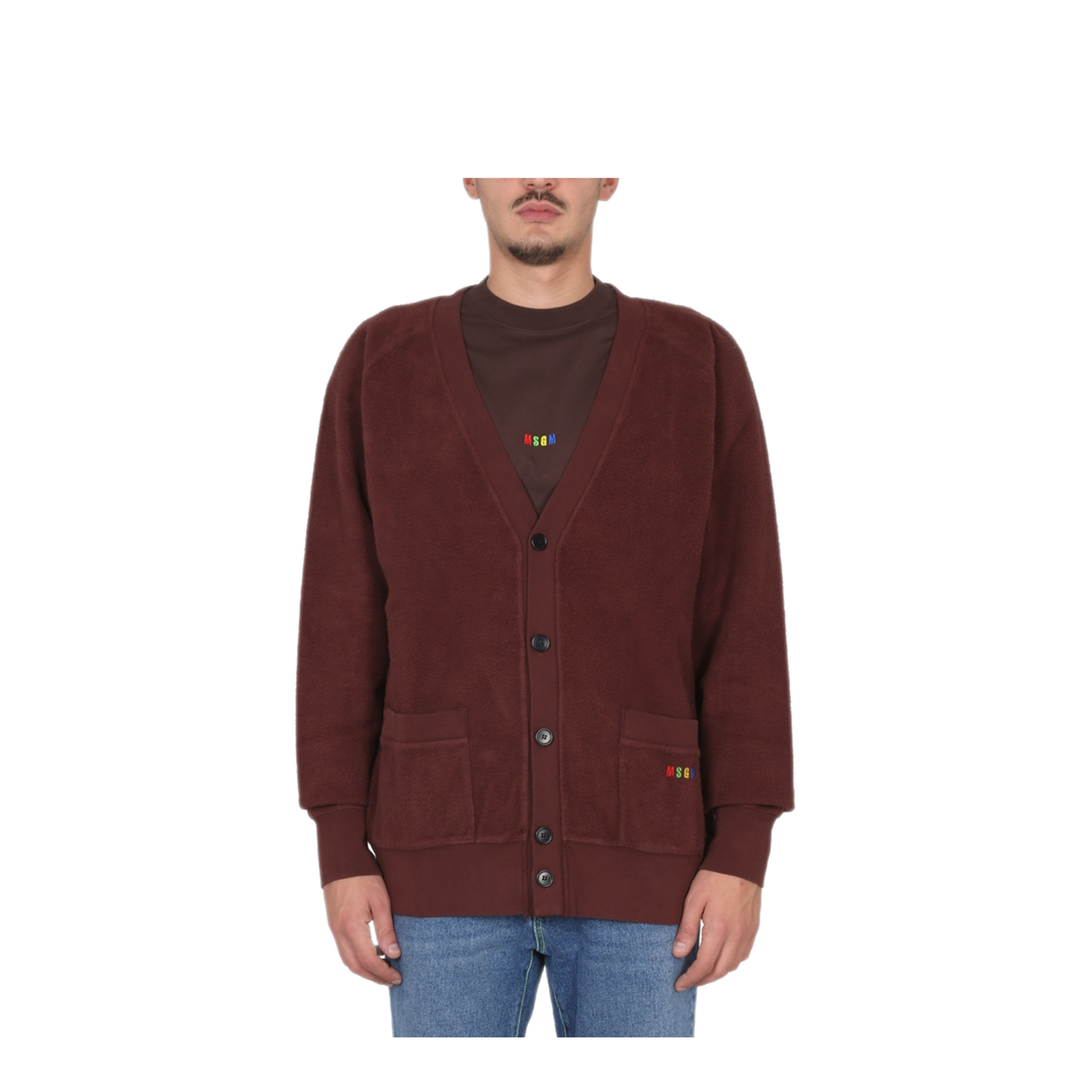 MAYFEYR - MSGM - V Neck Cardigan - 3340MM8322758530