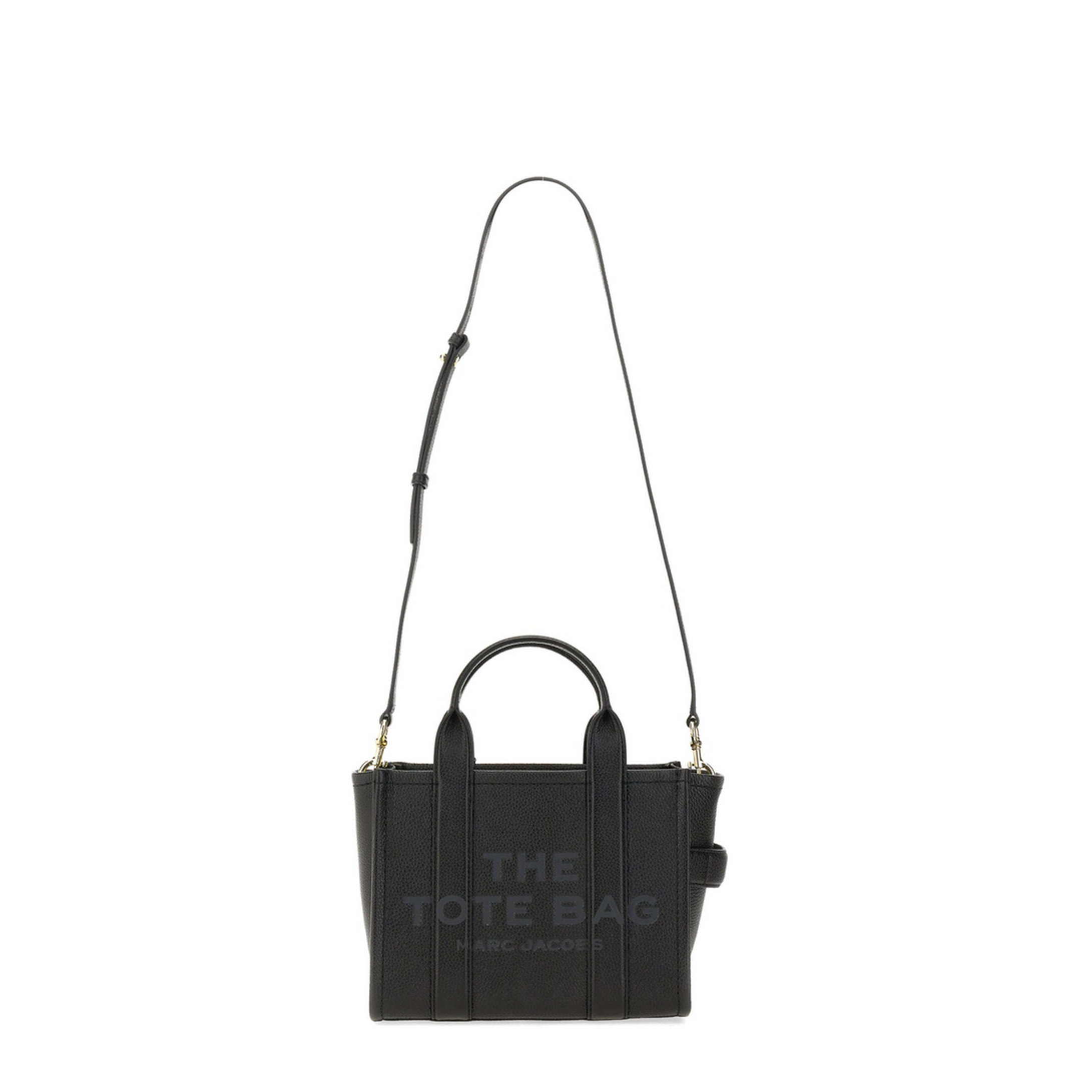 The Small Tote Bag Grainy Leather Bag in Black