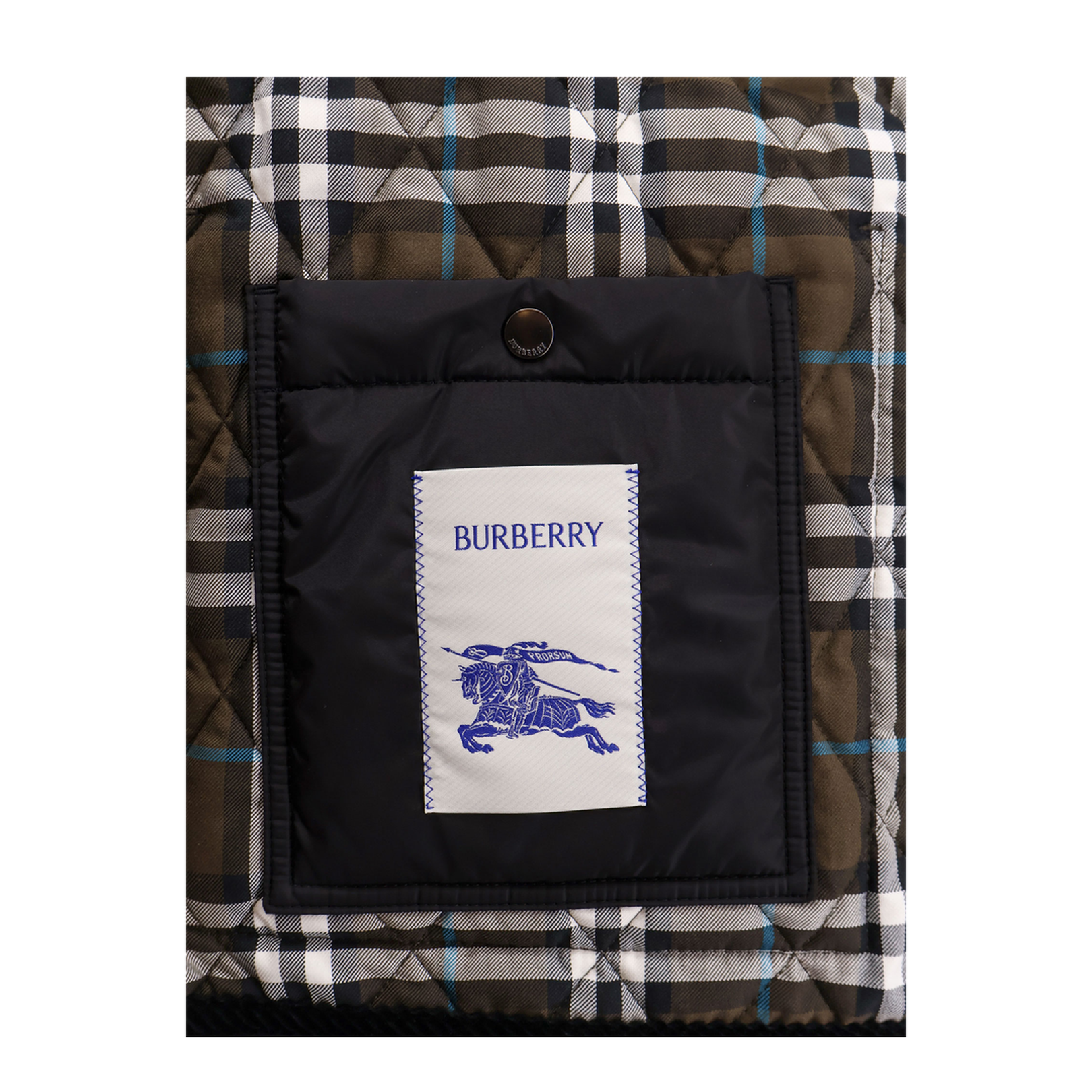 Quilted Vest with Black Diamond Quilting