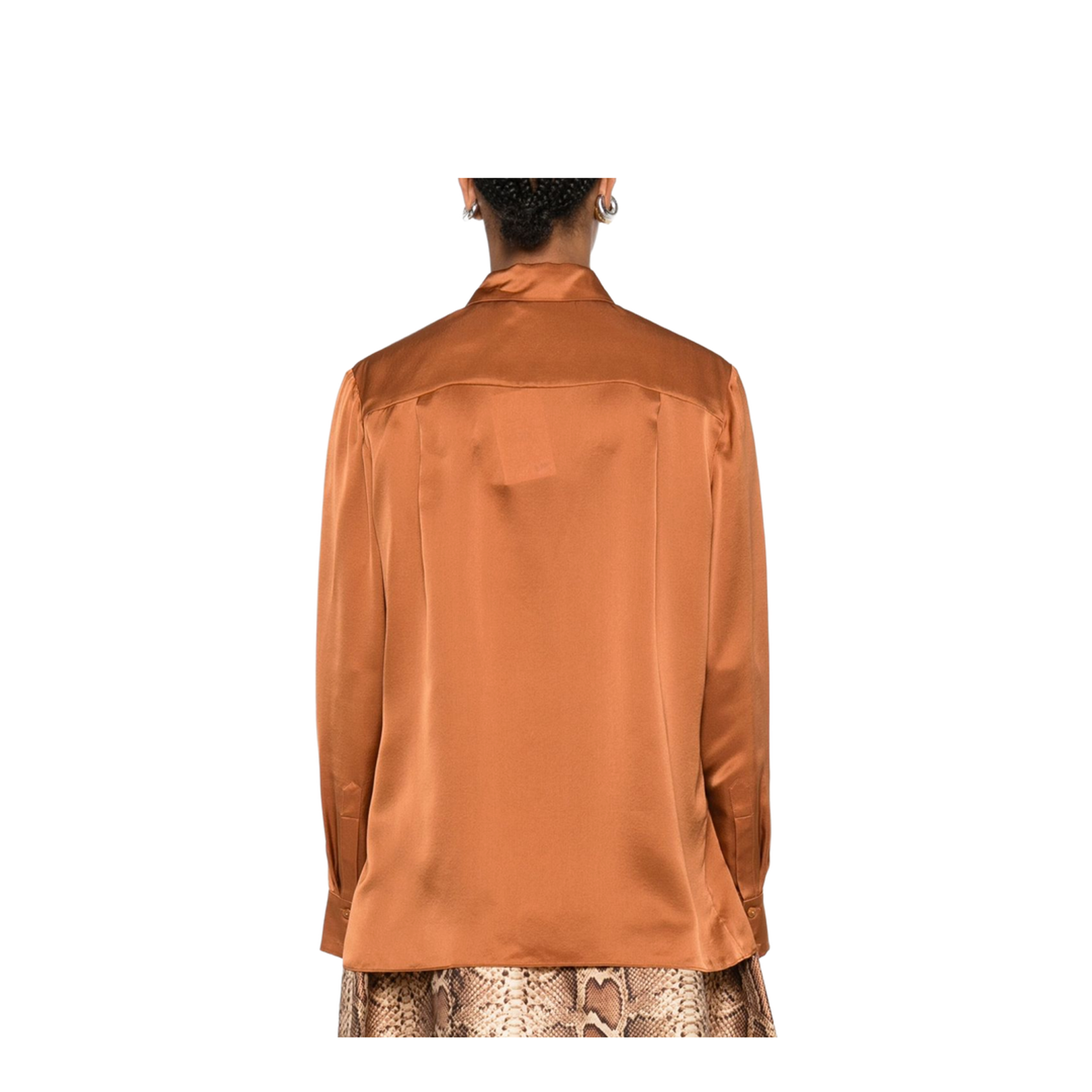 Hypnotic Satin Shirt Olive