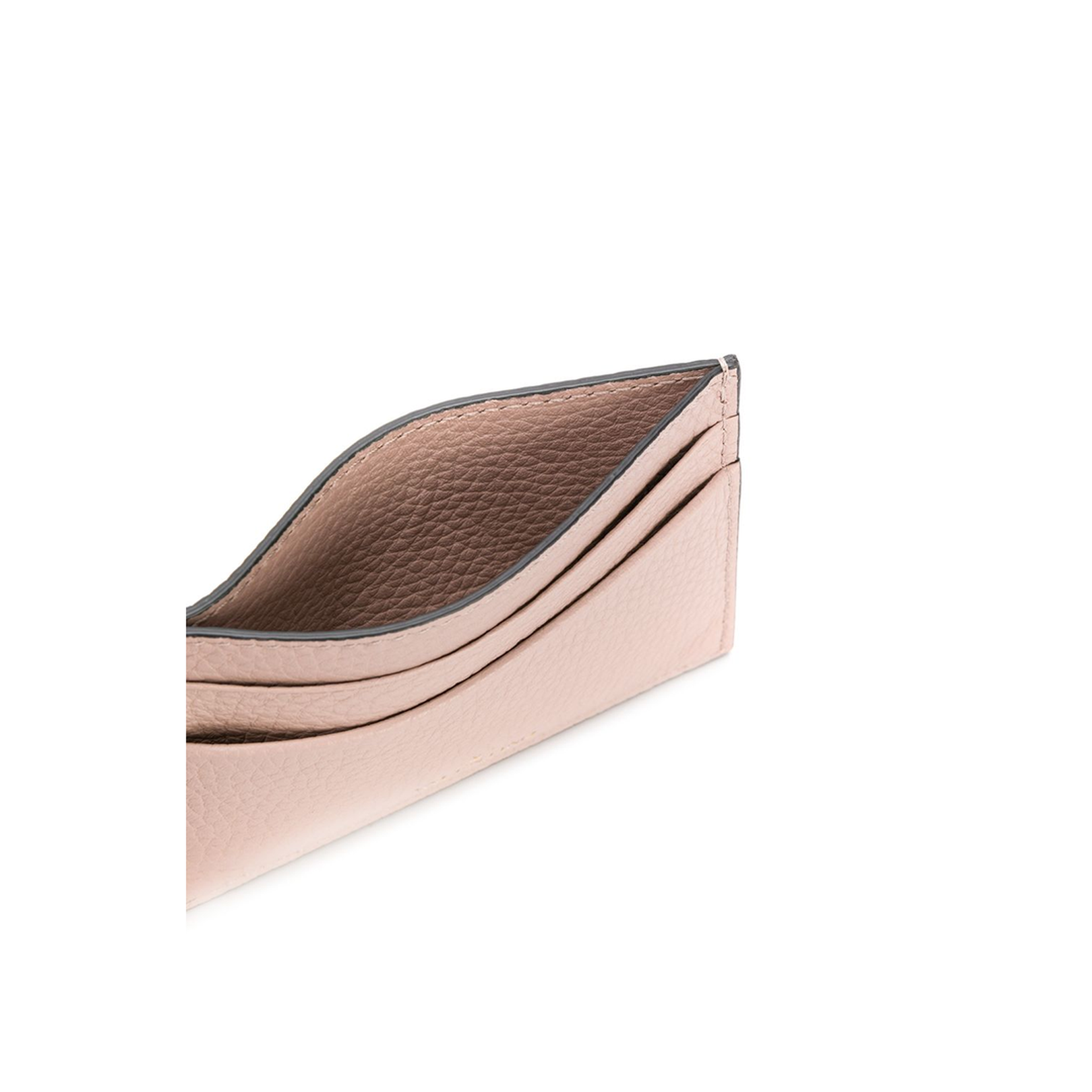 Rockstud Leather Card Case