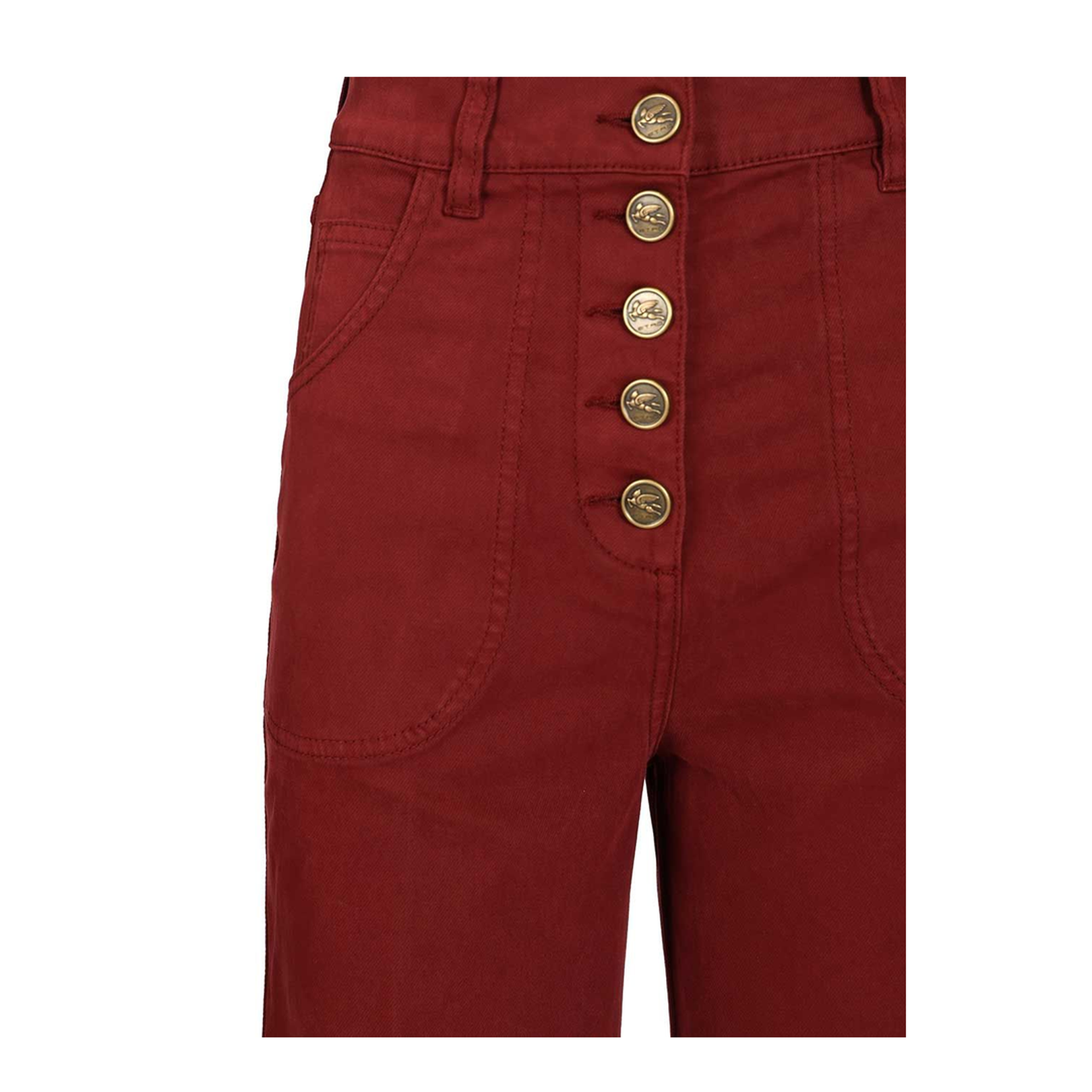 Flare Jean - Dark Red