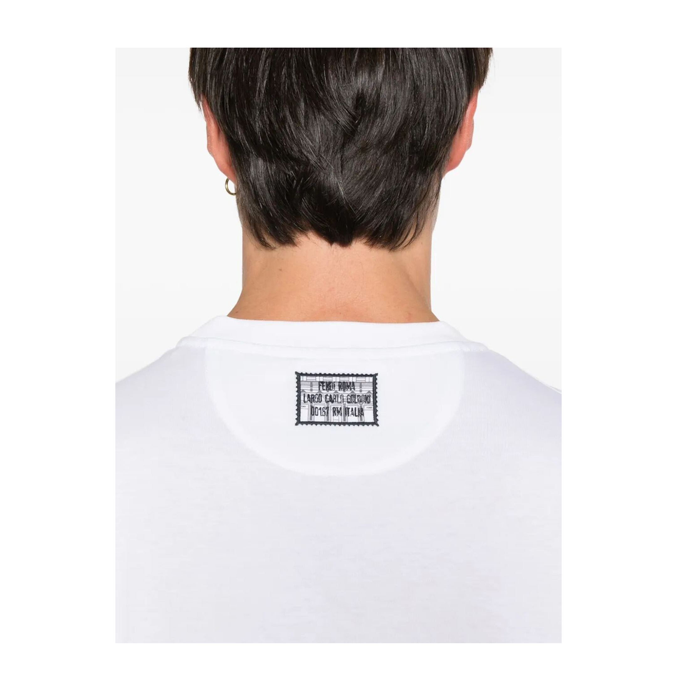 MAYFEYR - Fendi - Postcards Logo Print Cotton T-Shirt - FY1319AV0H