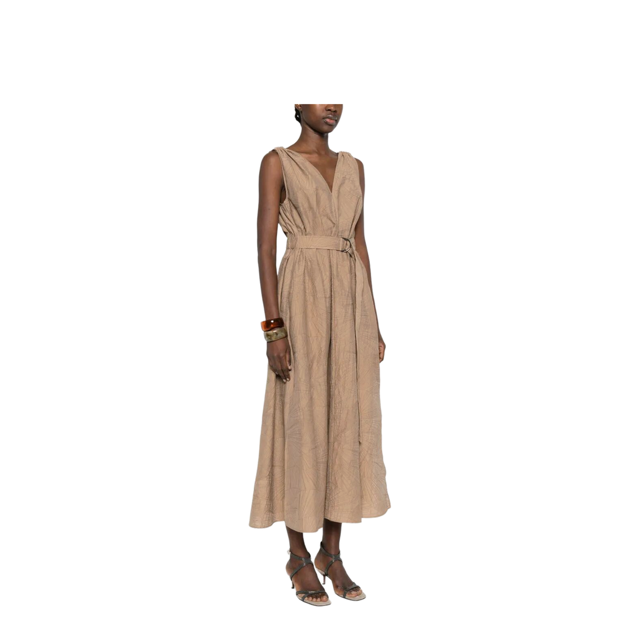 MAYFEYR - Brunello Cucinelli - Midi Dress With Floral Motif - MQ988A5092