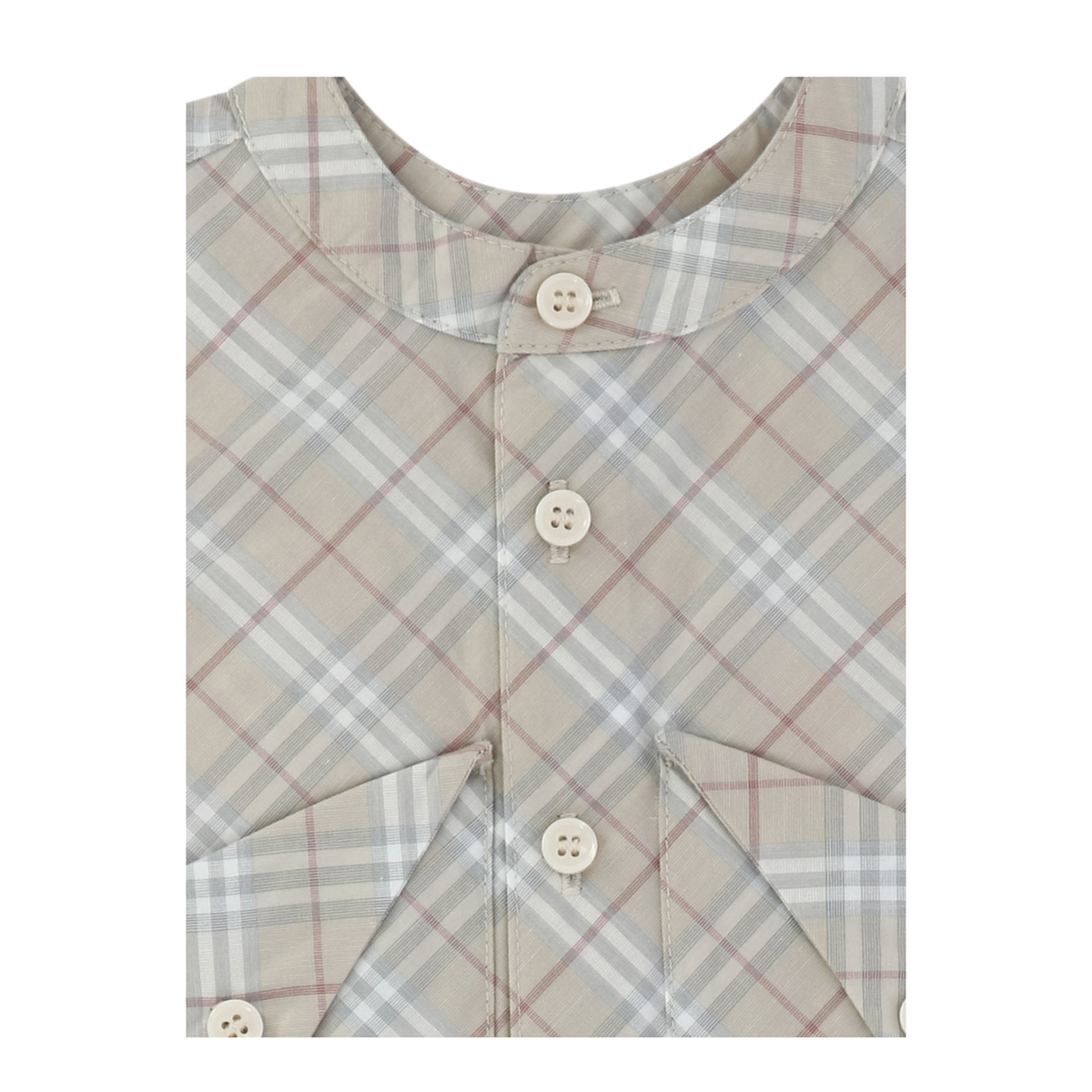 MAYFEYR - Burberry Kids - Check Cotton Playsuit - 8089277