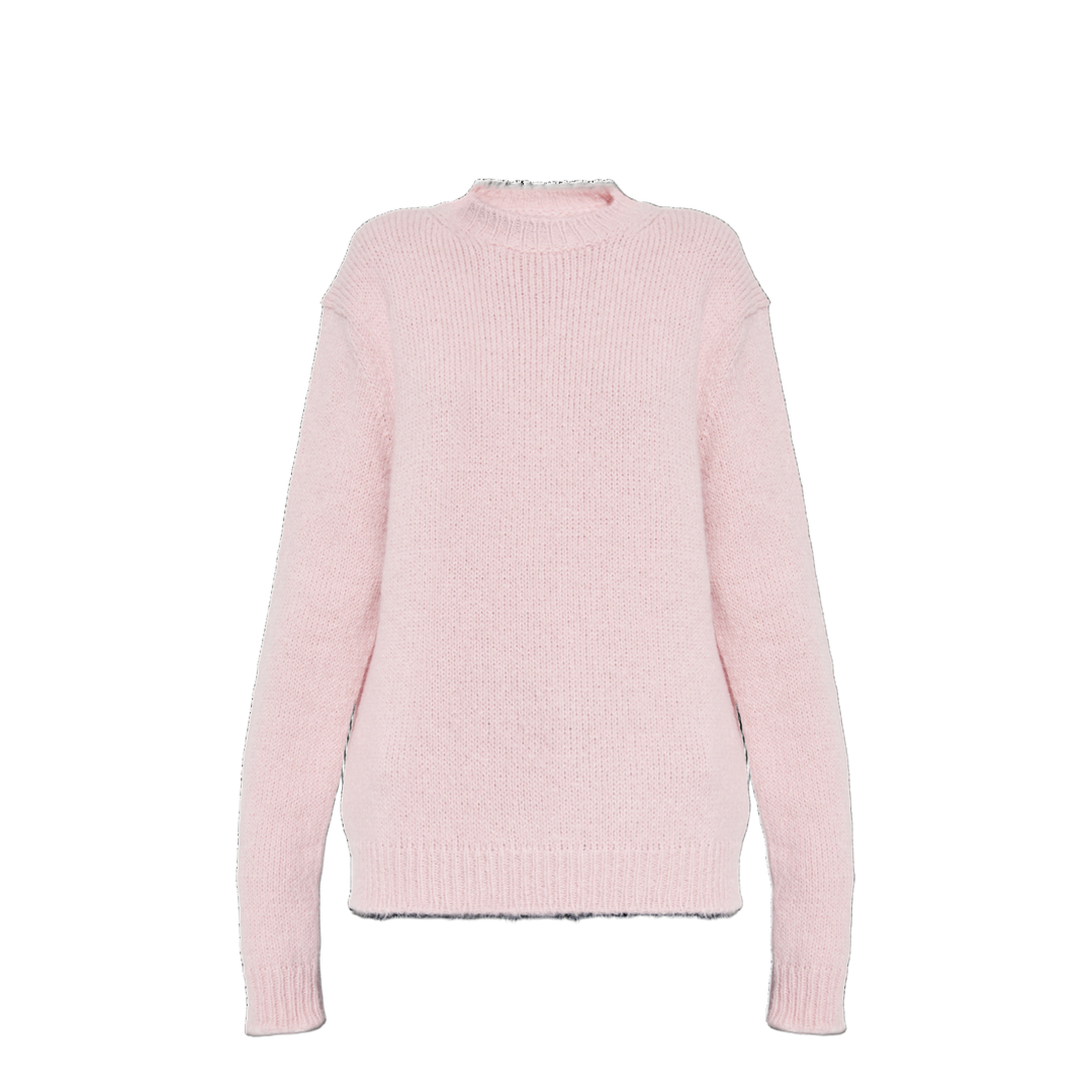 Midweight Crew-Neck Sweater Pink
