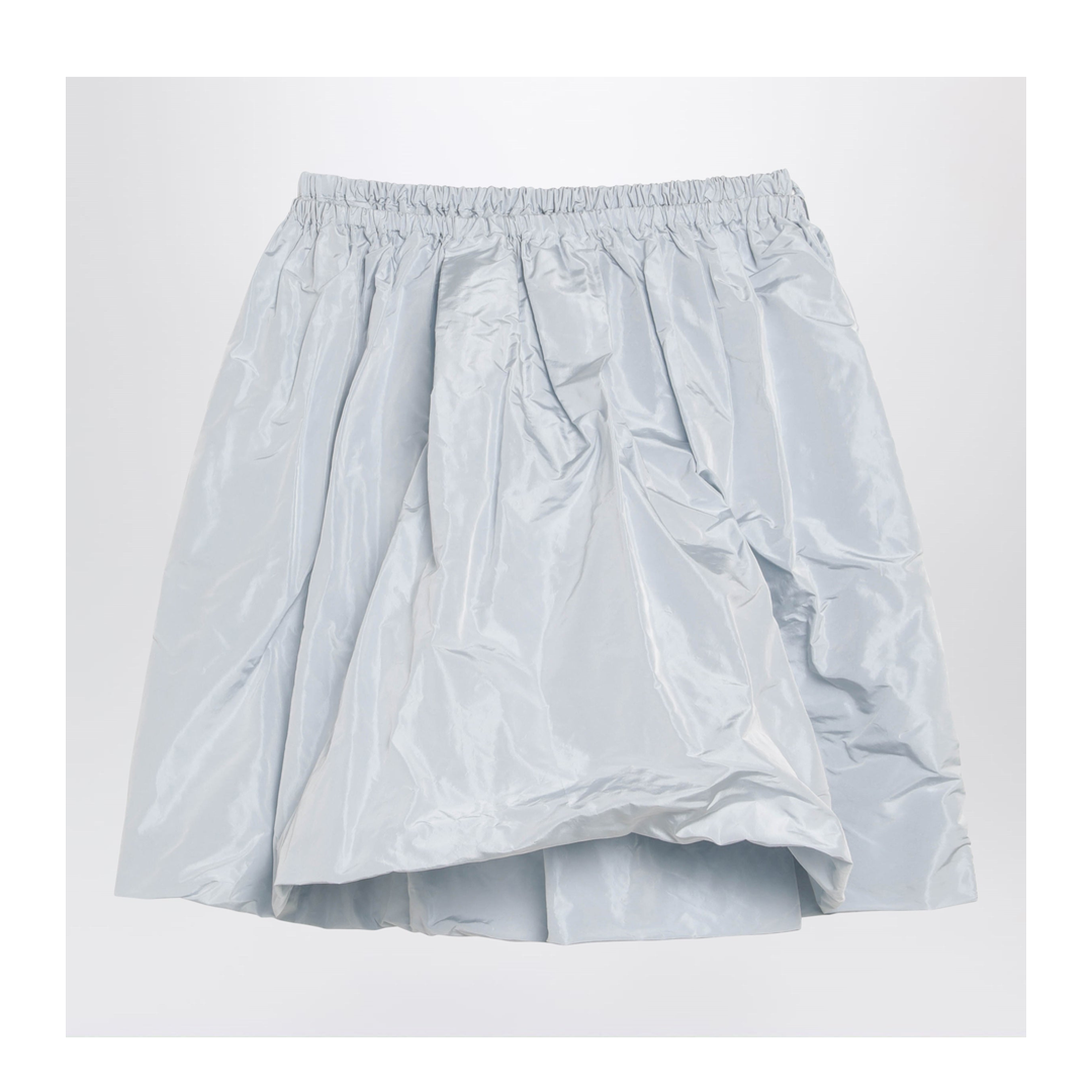 Light Grey Technical Taffeta Skirt