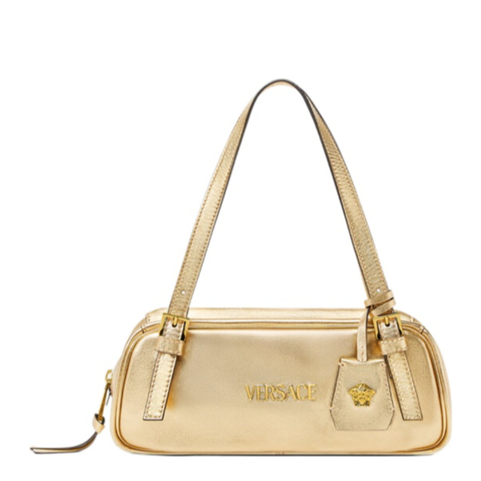 Gold-Tone Metallic Bag