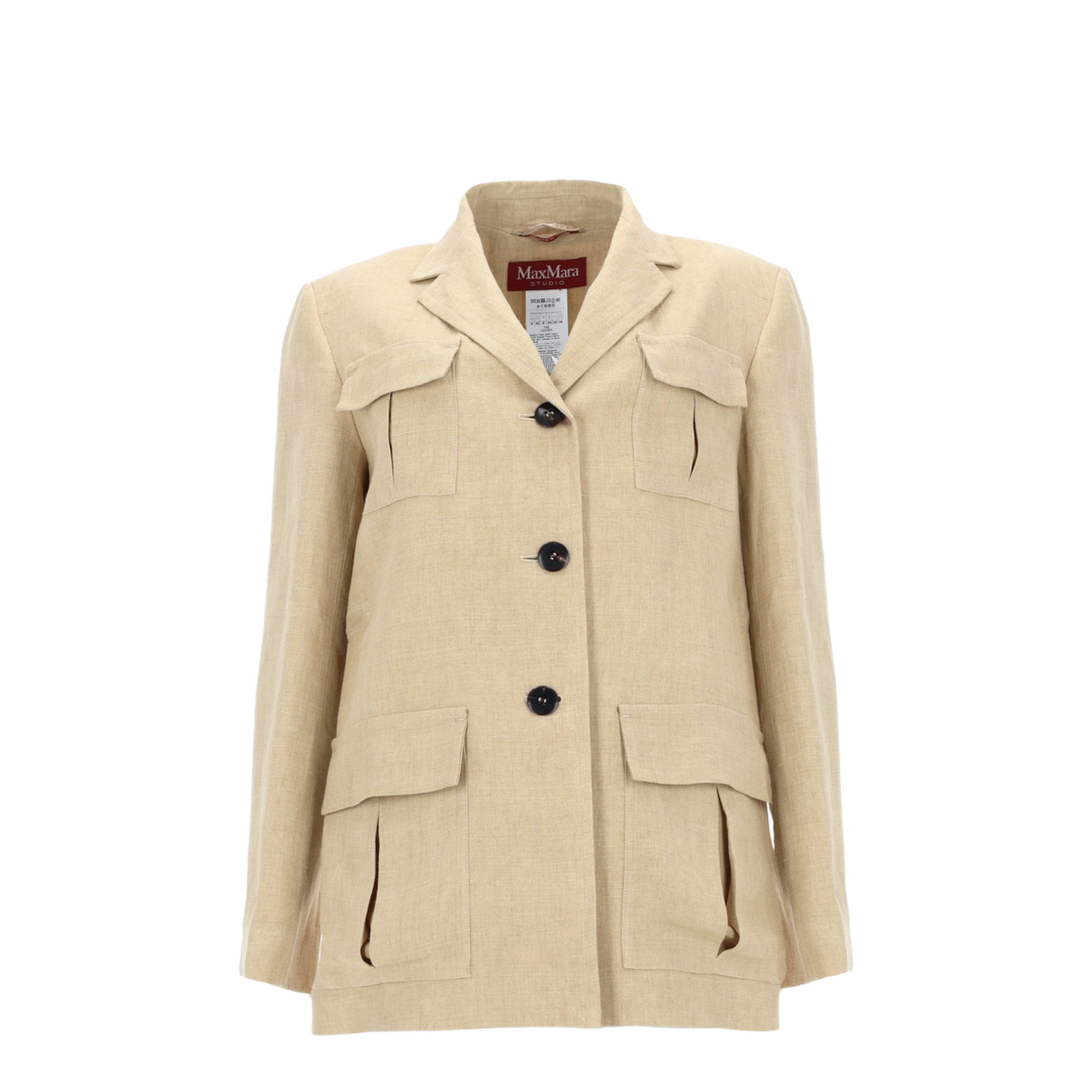 MAYFEYR - Max Mara - Linen Jacket With Drawstring - 2616041042600307028