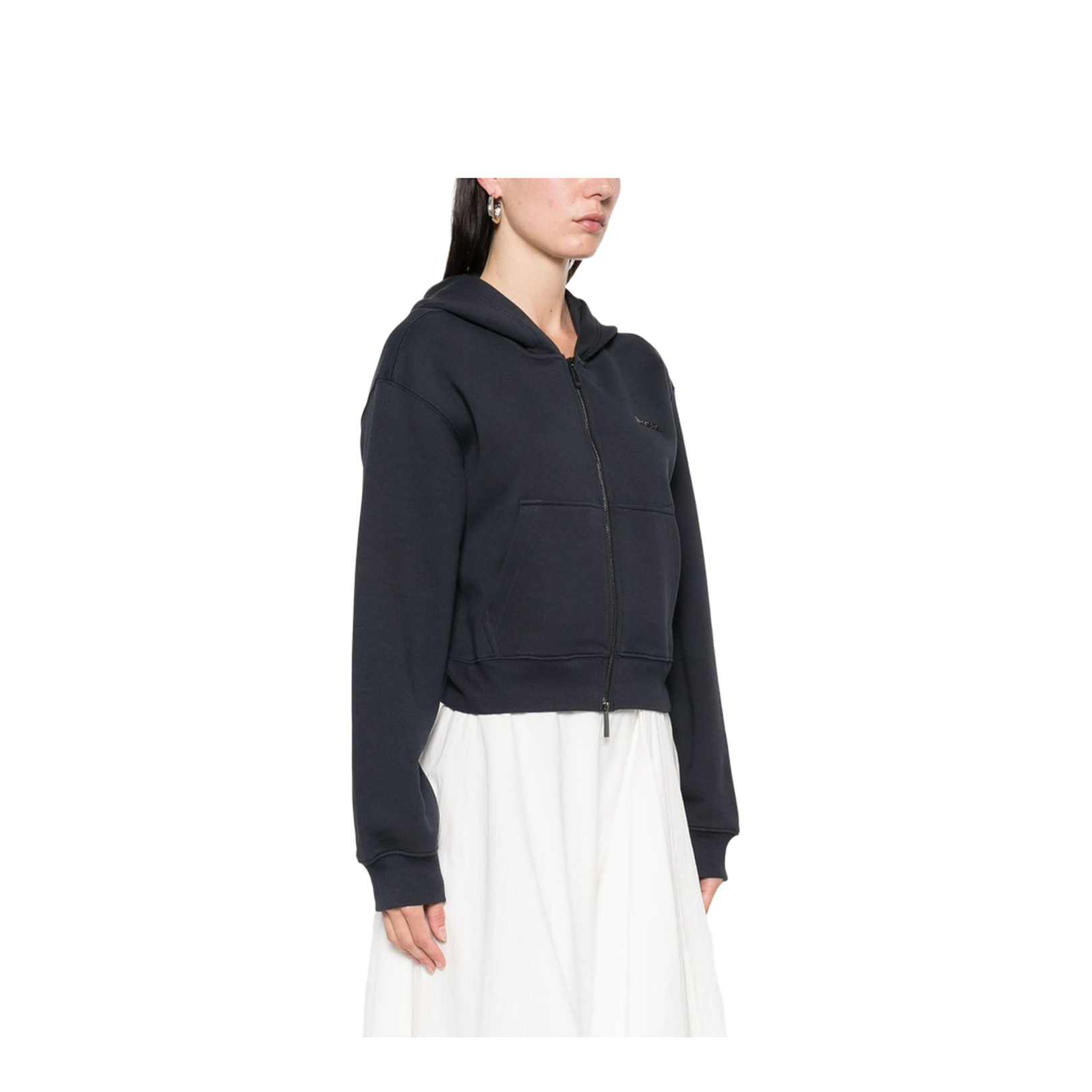 Cotton Zipped Hoodie