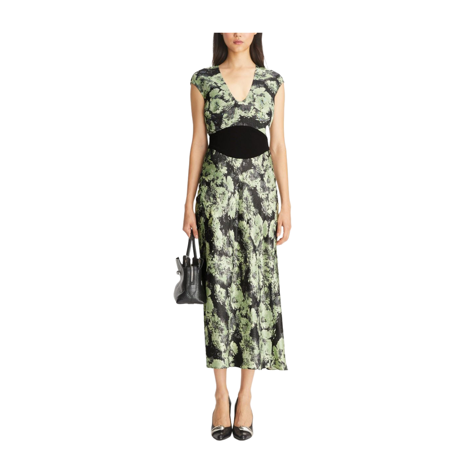Green Pull-On Style Dress