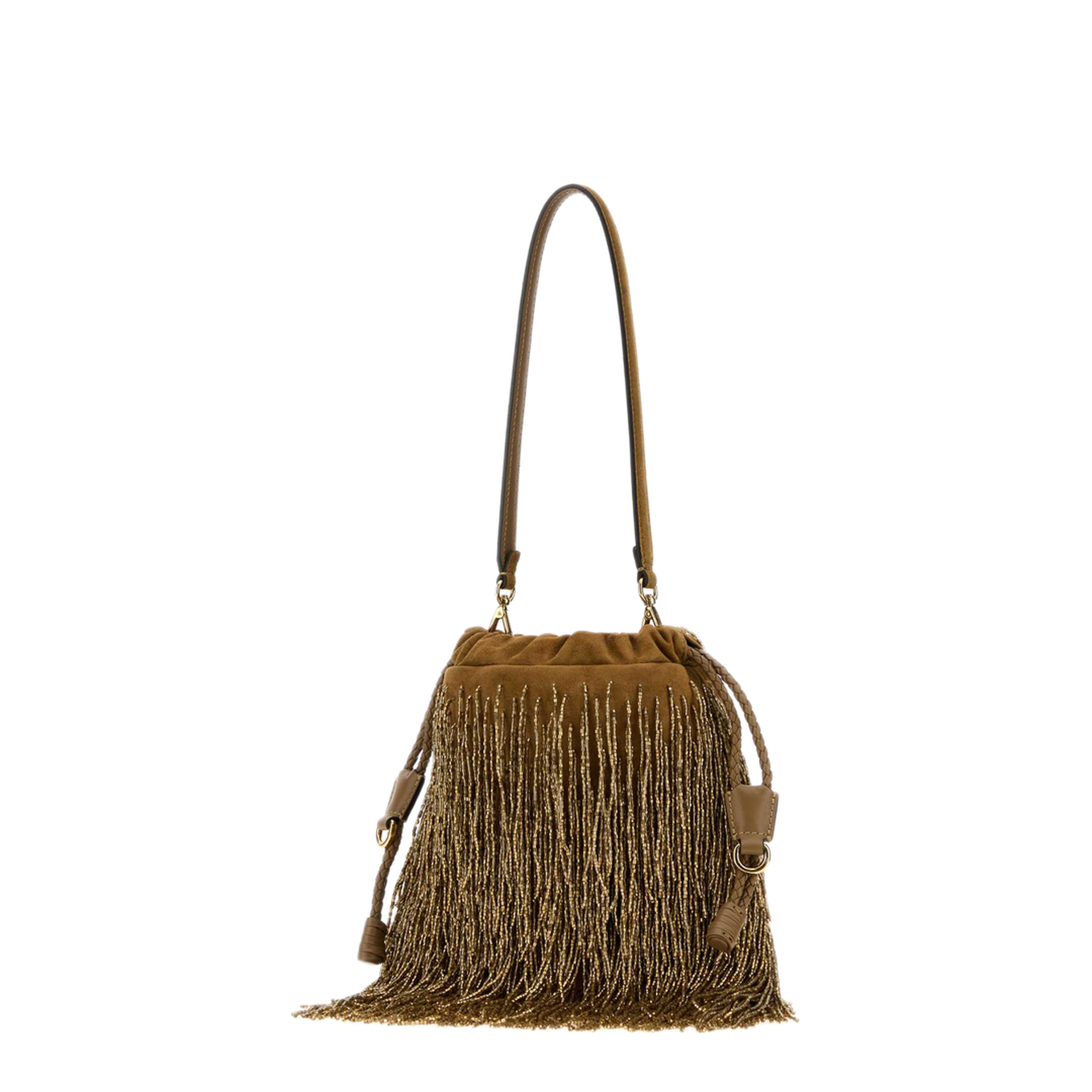 MAYFEYR - Etro - Biscuit Suede Small Kalispera Bucket Bag - WP1B0025AR11XS0998
