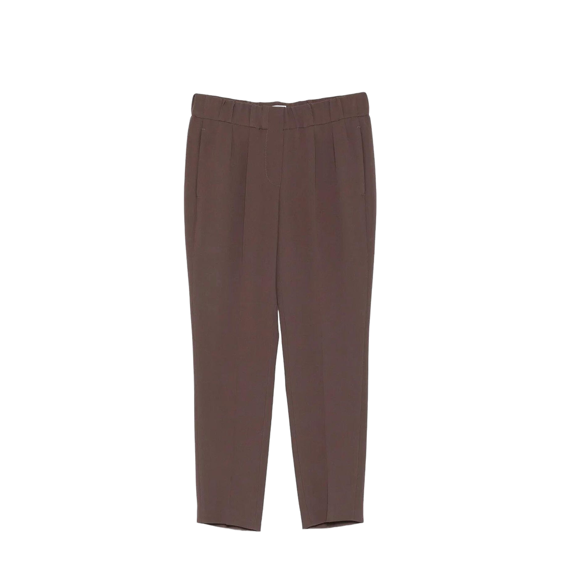 Tailored Jogger Pants - Brown