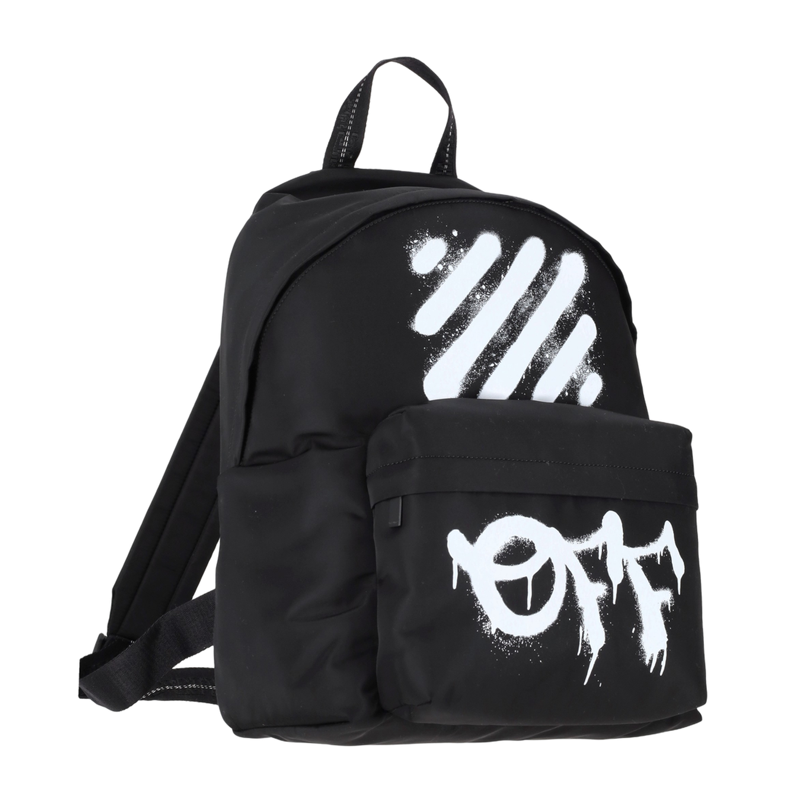 Diag Spray Backpack Black - White