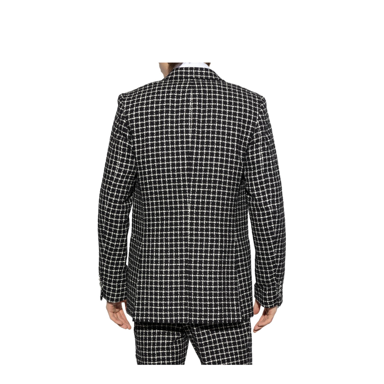 Blazer with check pattern
