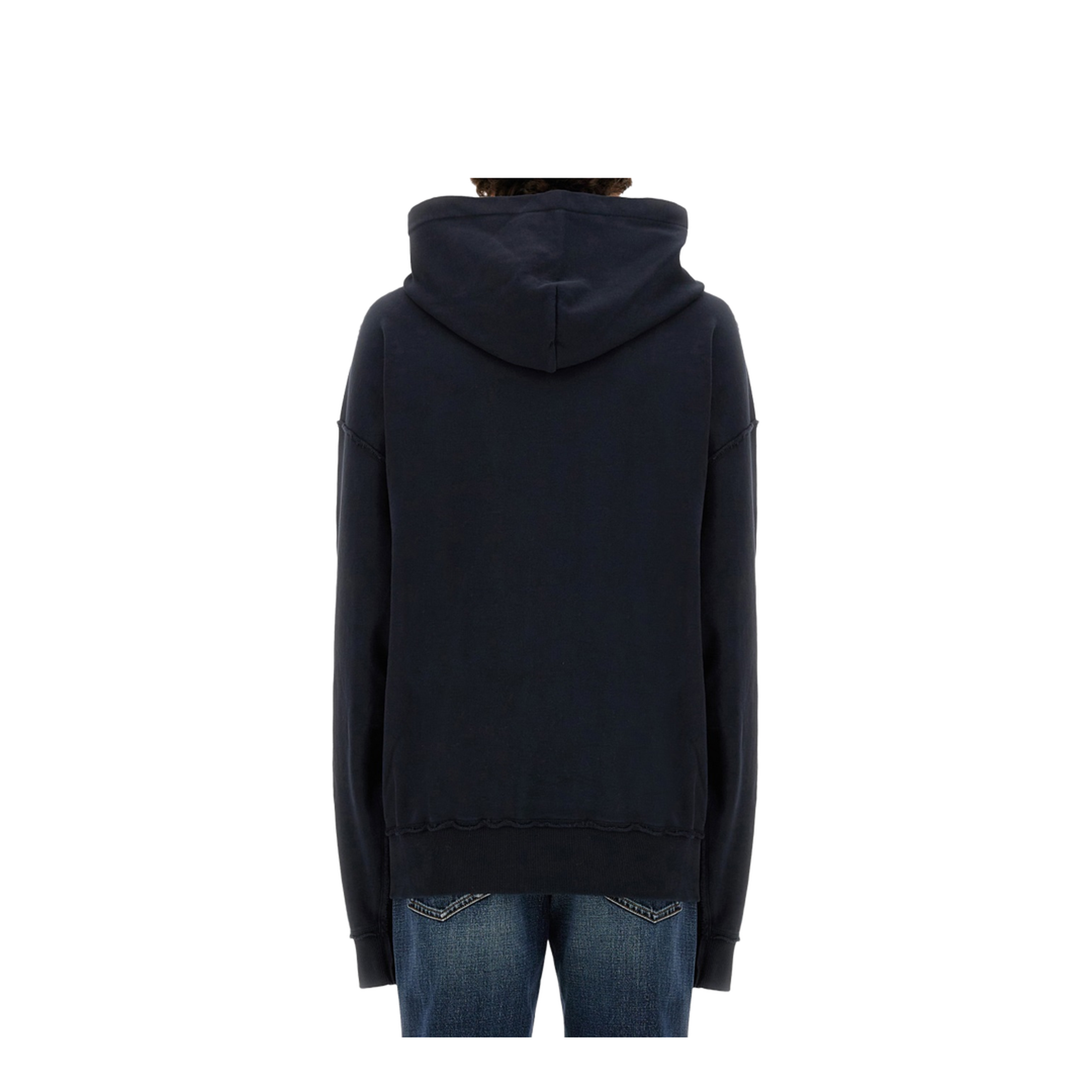 Sweatshirt with Navy Print