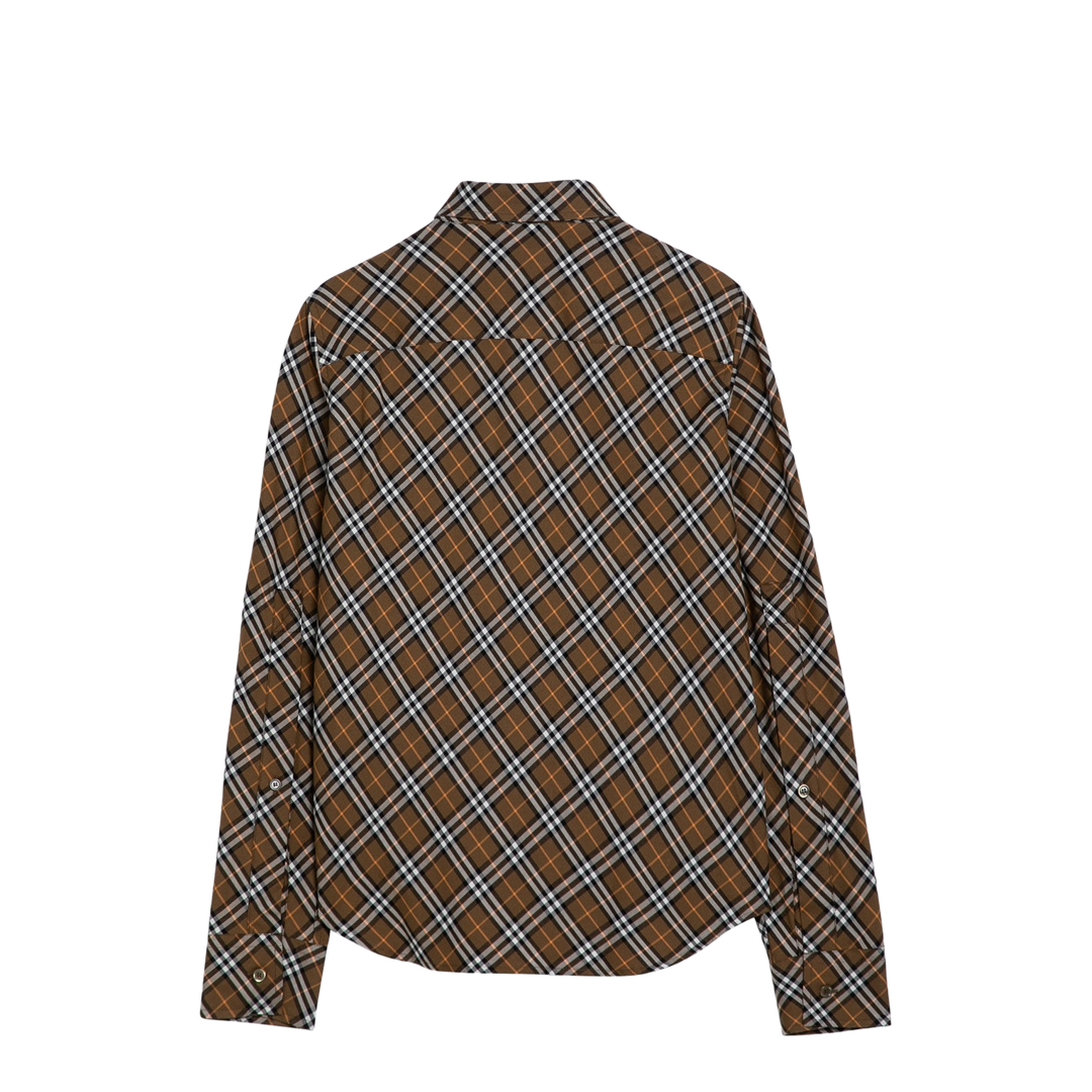 MAYFEYR - Burberry - Oxid-Coloured Check Cotton Shirt - 8098251160893C1477