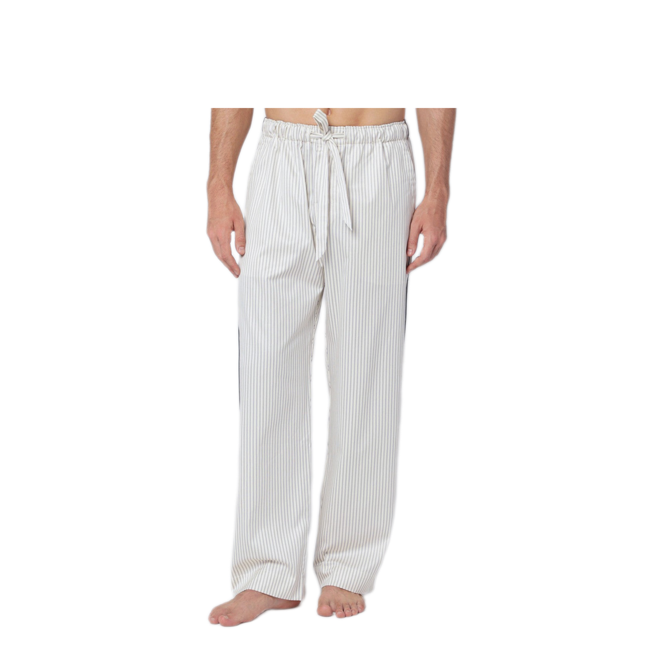 MAYFEYR - Tekla - Brown And White Striped Pyjama Trousers - ST-PANTS-406COBS