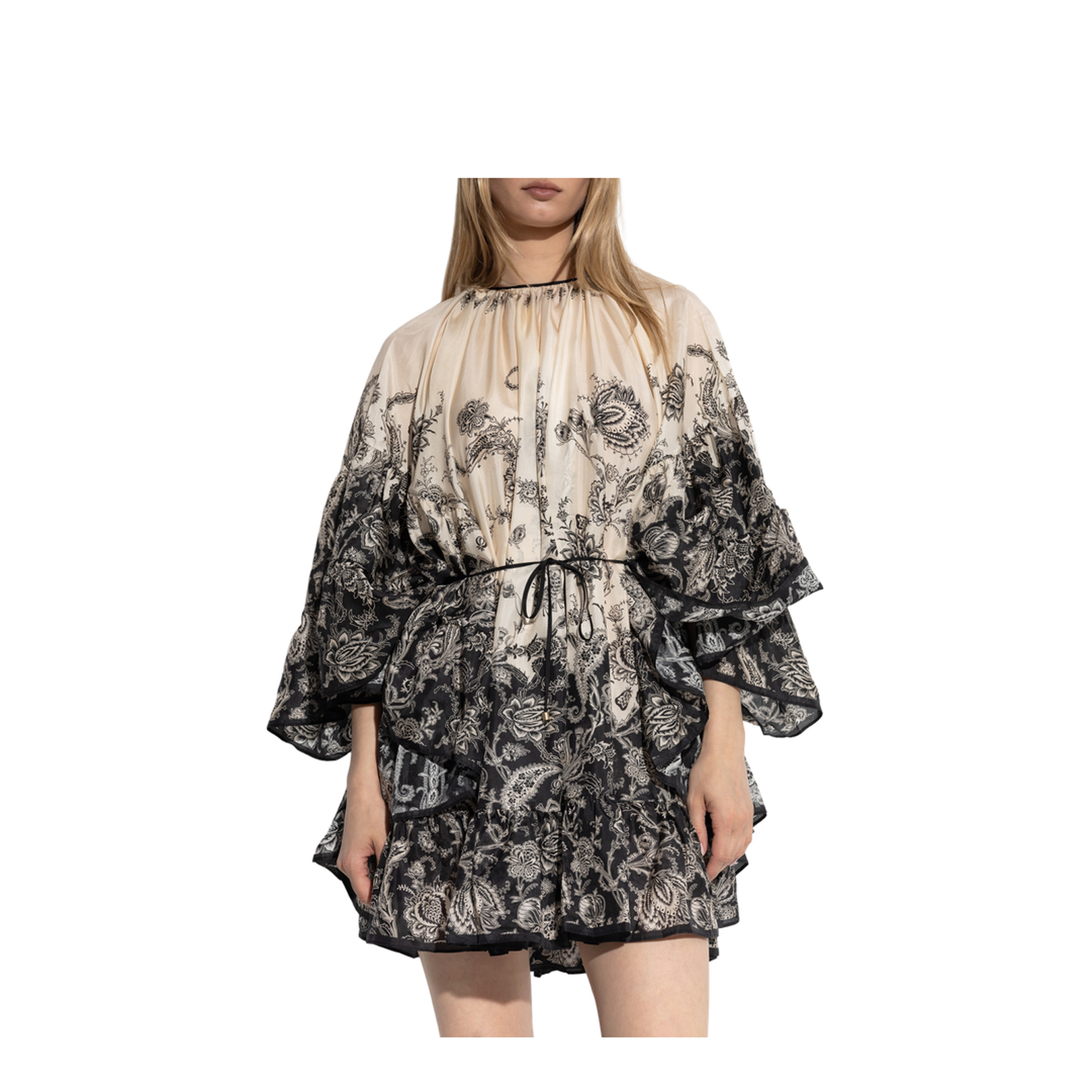 Silk Dress with Print