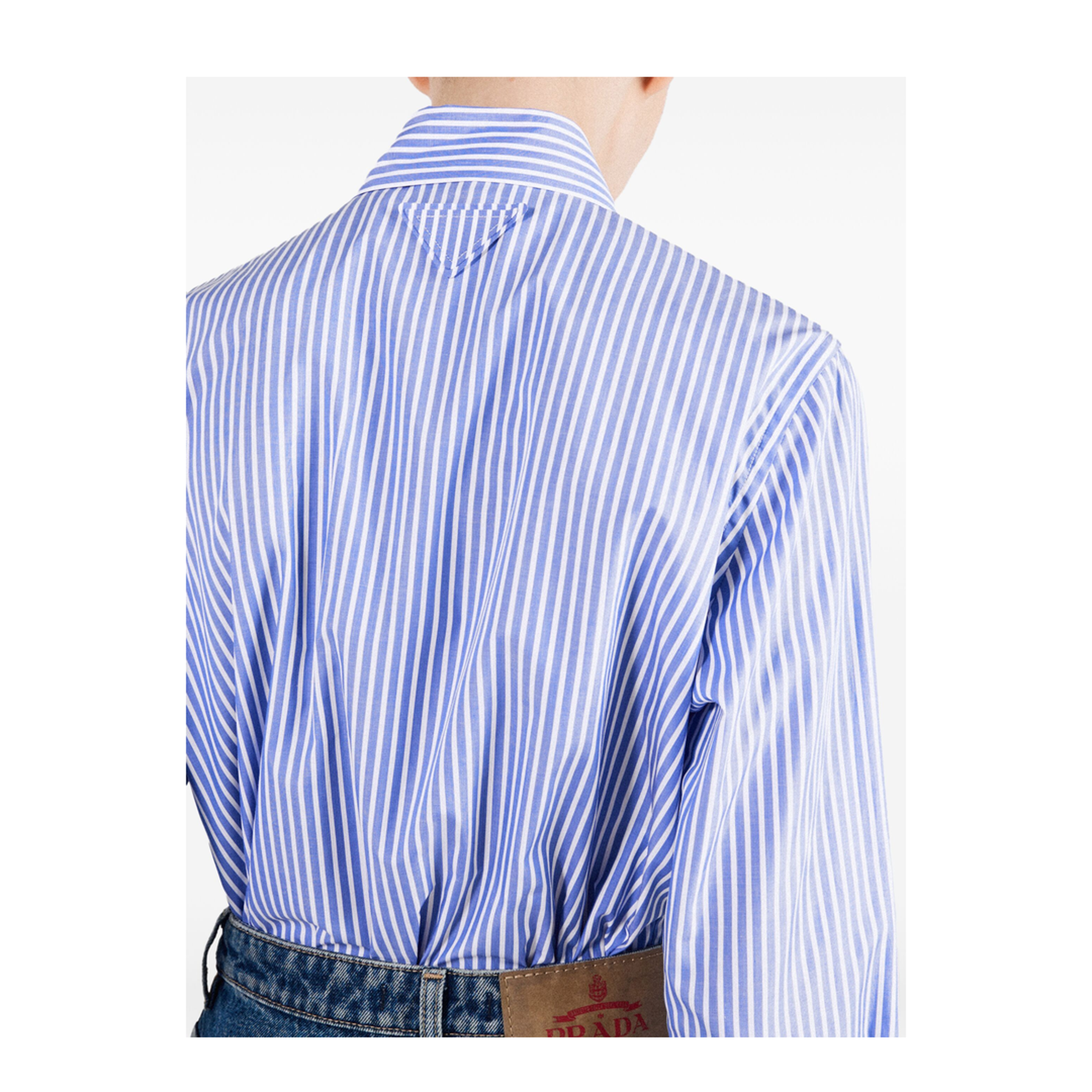 MAYFEYR - Prada - Embroidered Stripe Shirt - P471HRSOOO155UF0013
