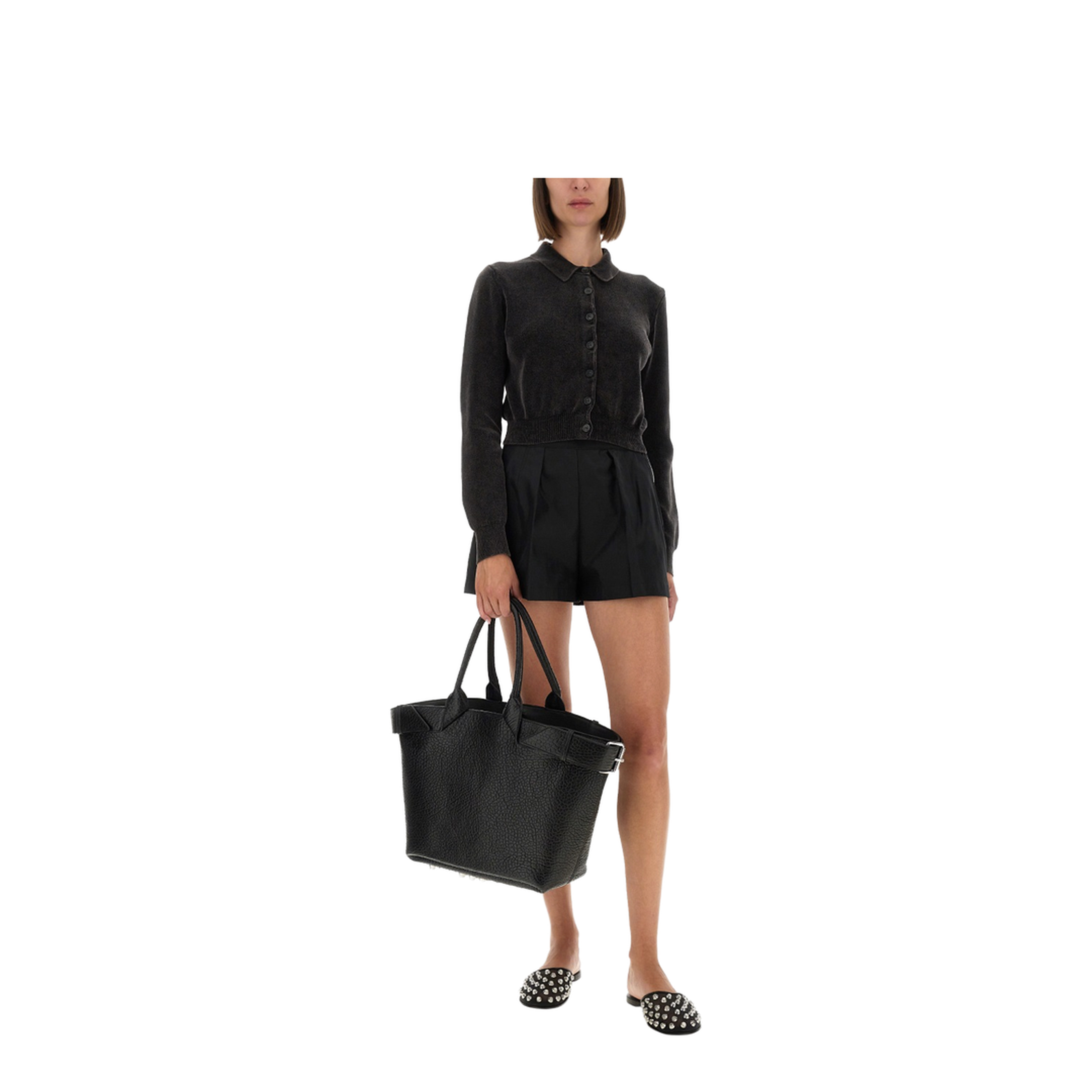MAYFEYR - Alexander Wang - Cardigan With Collar - 1KC3253055011