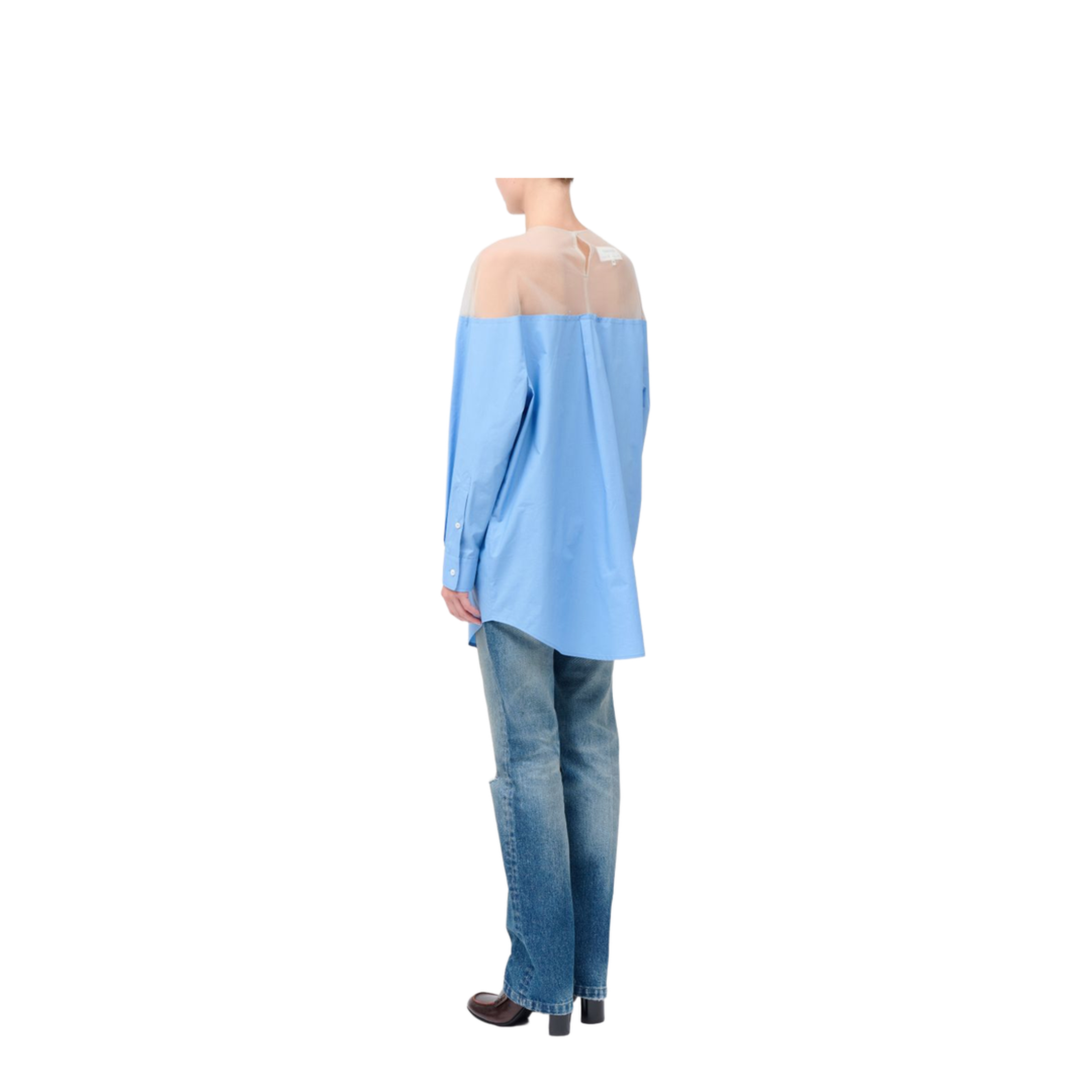 MAYFEYR - Mm6 Maison Margiela - Top Clear Blue - S62NH0053M35256471