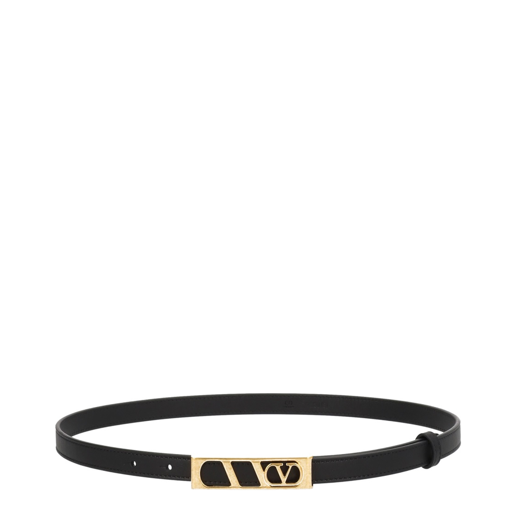 Leather Belt In Black