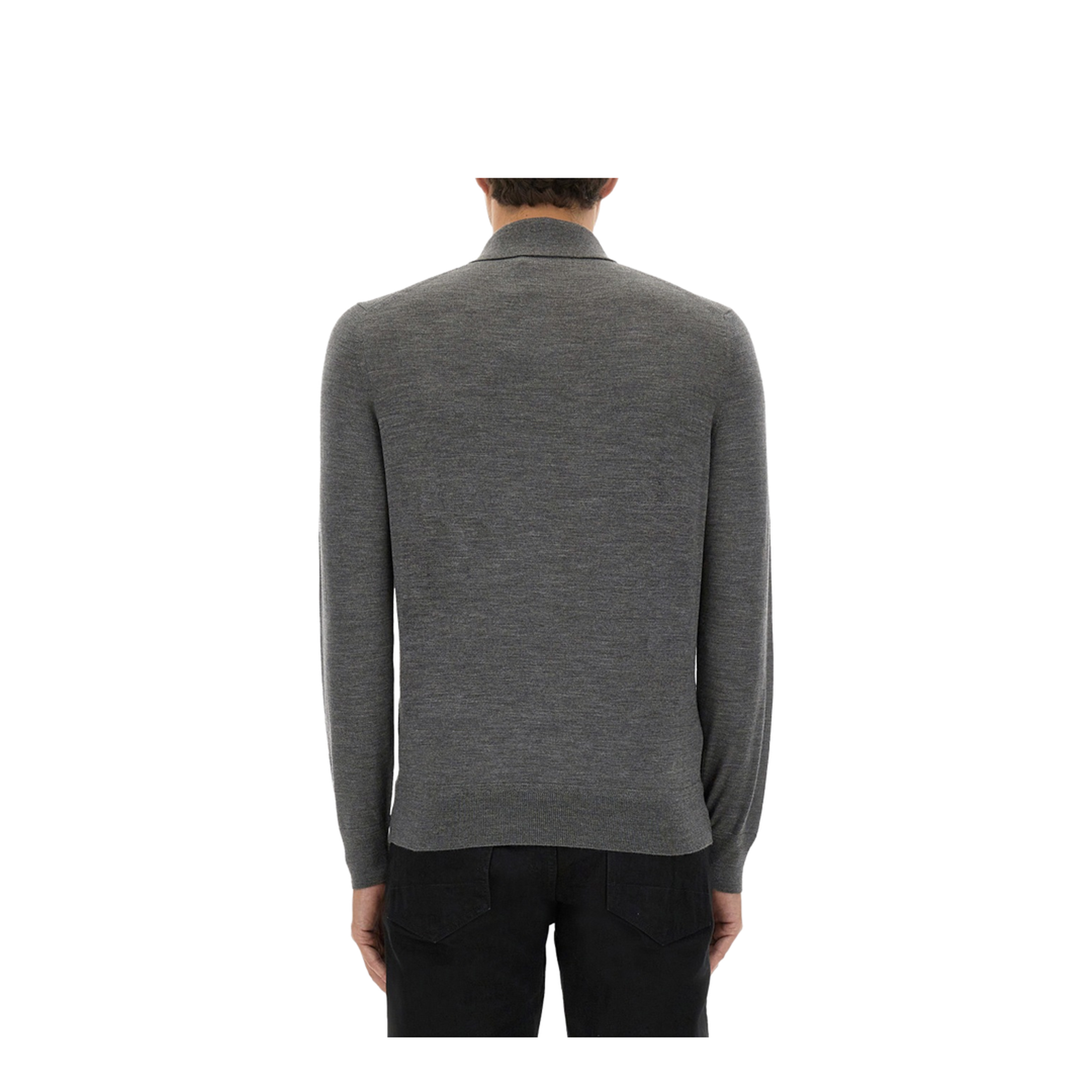 Fine Merino Virgin Wool Polo Shirt