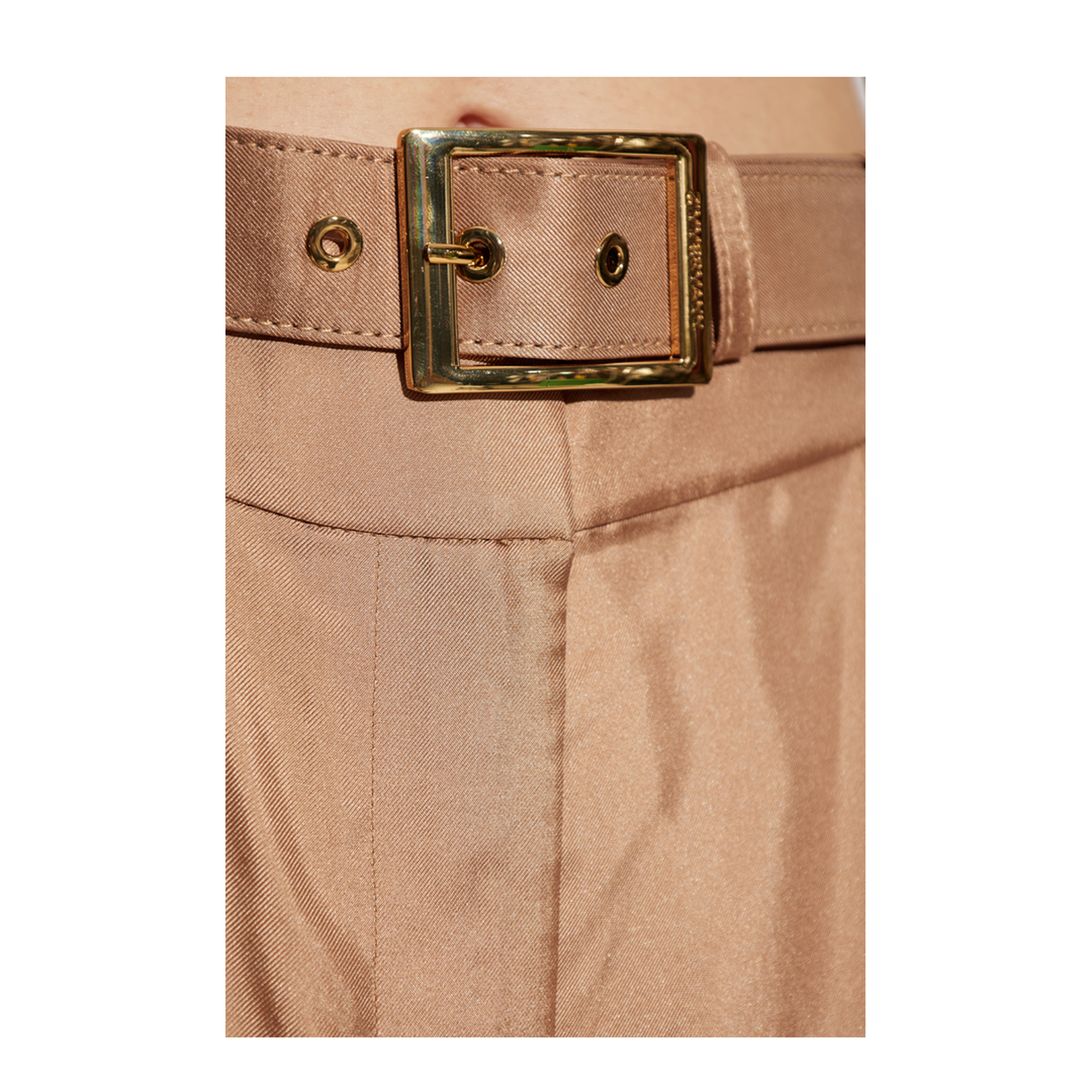 Silk Wide-Leg Trousers