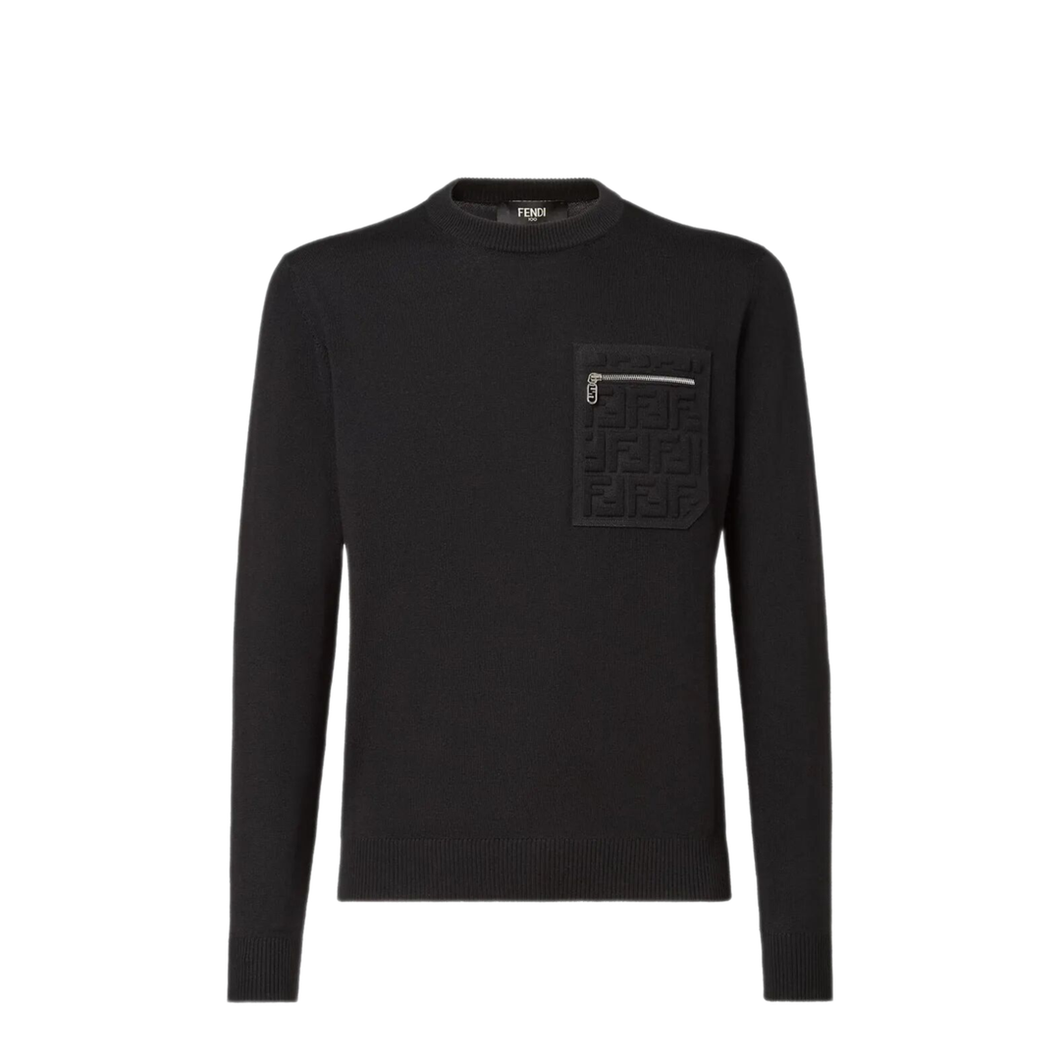MAYFEYR - Fendi - Breast Pocket Wool Pullover - FZE035ATMOF0QA1