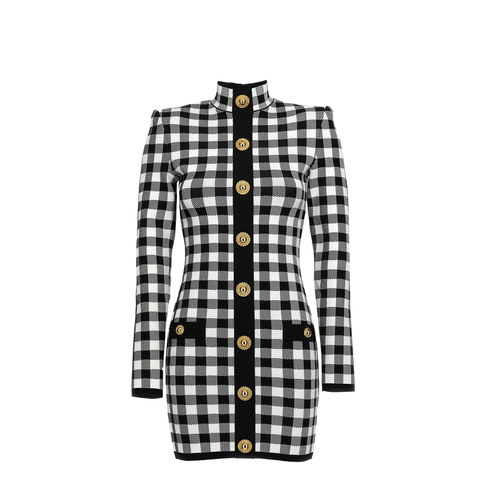 Vichy Knit Dress