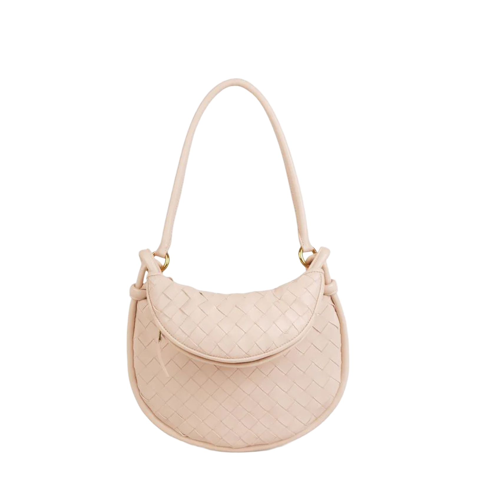 Gemeli Leather Shoulder Bags - Pink