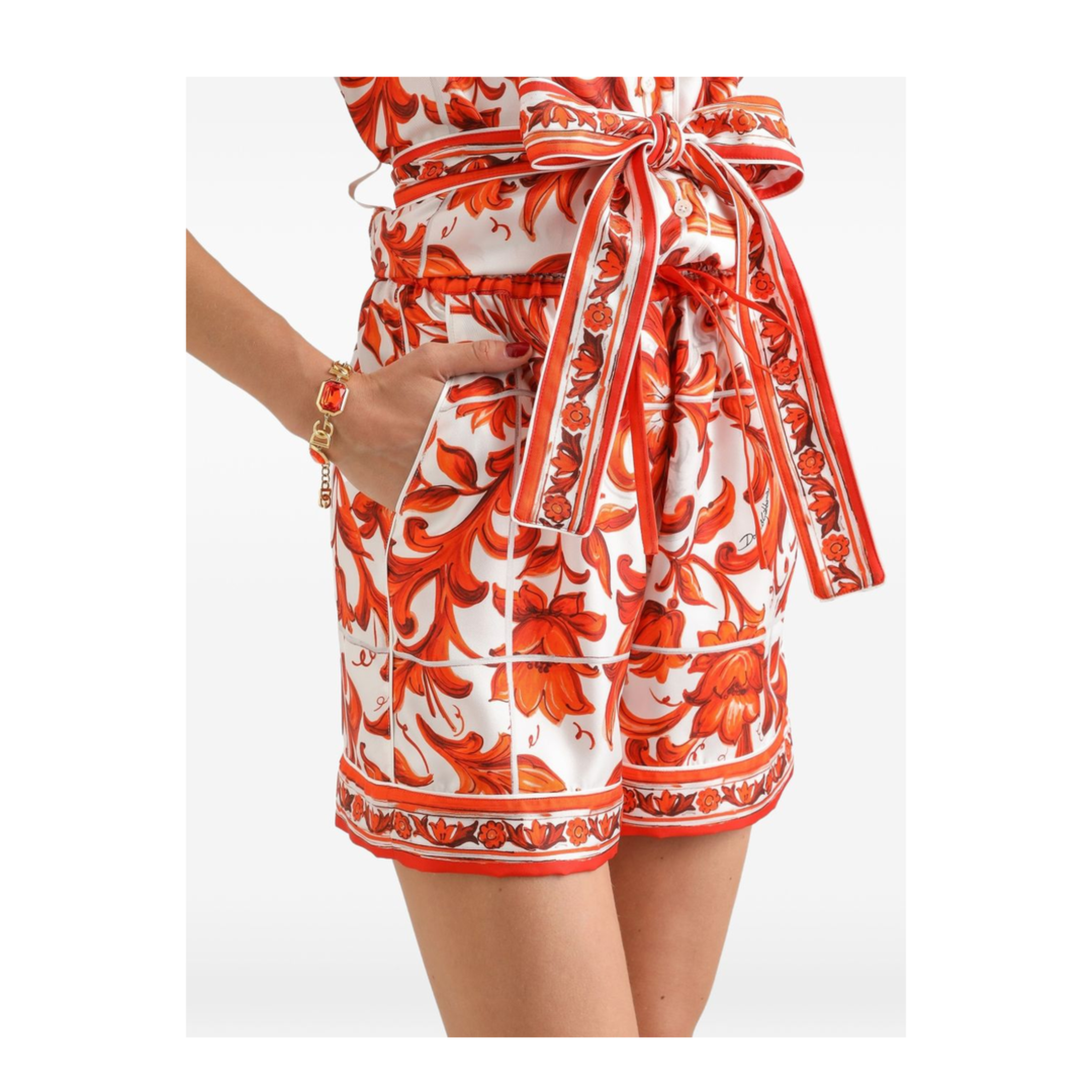 MAYFEYR - Dolce & Gabbana - Shorts Orange - FTDB8TGDDRES9000