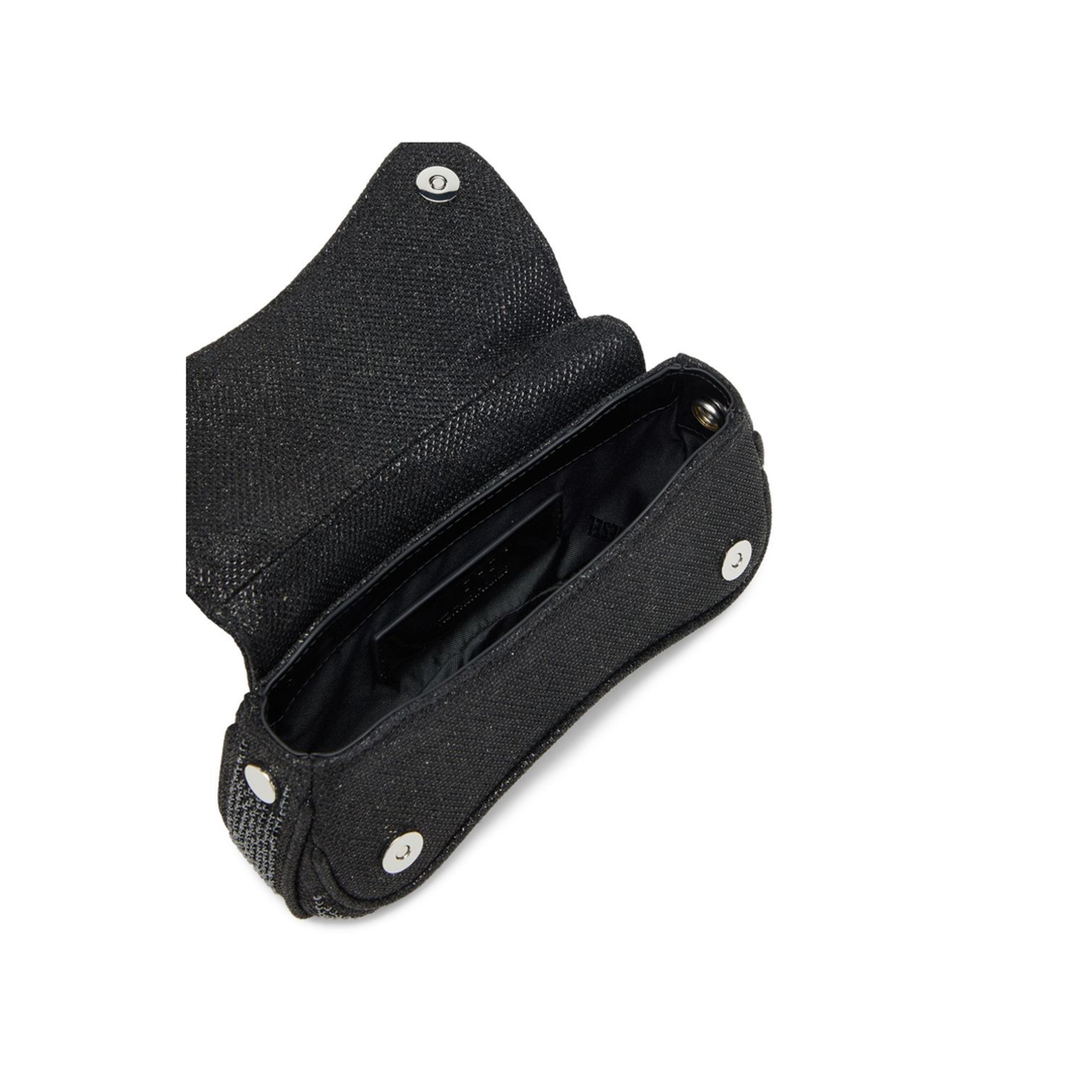 Play XS Rhinestone-Embellished Crossbody Bag - Black