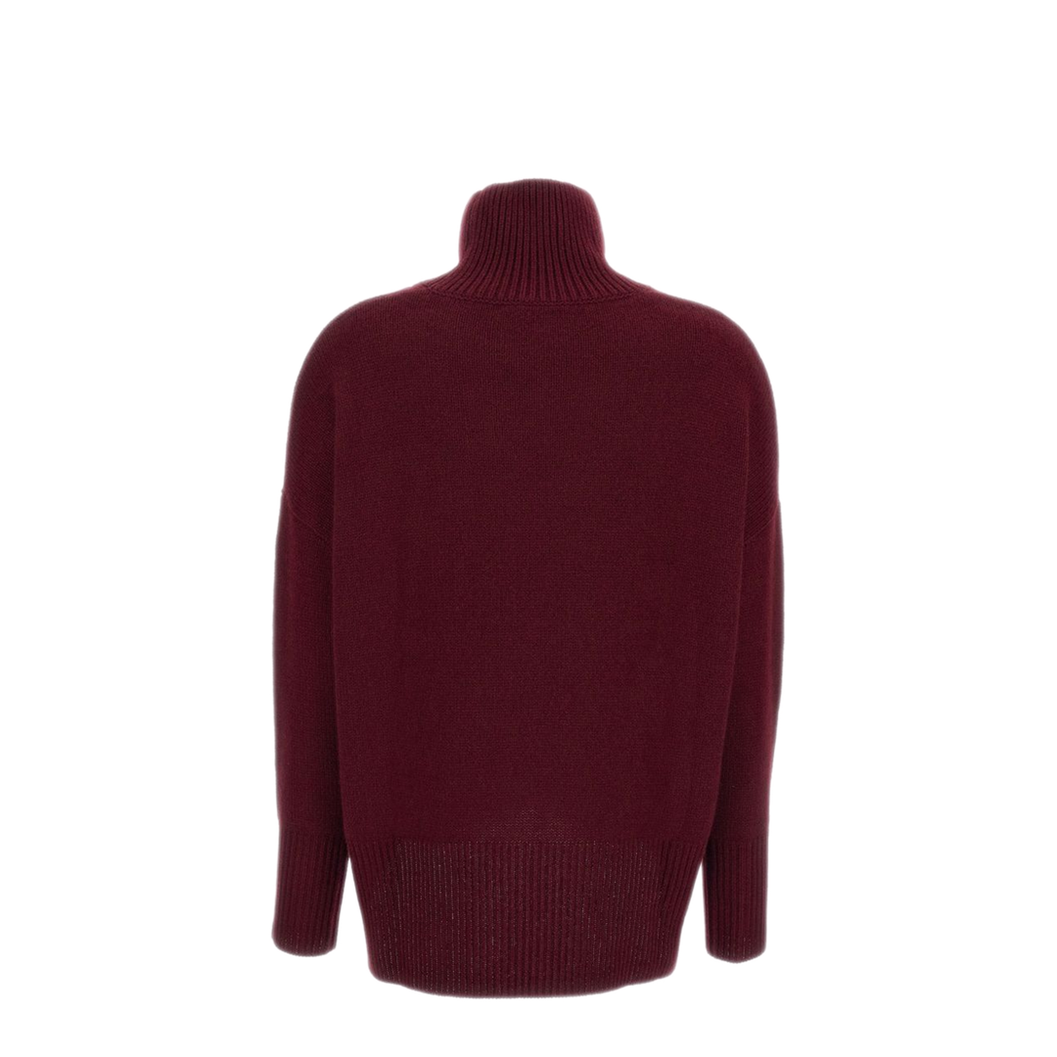 MAYFEYR - Lisa Yang - Bordeaux Cashmere Mock Neck Sweater - 202113DU