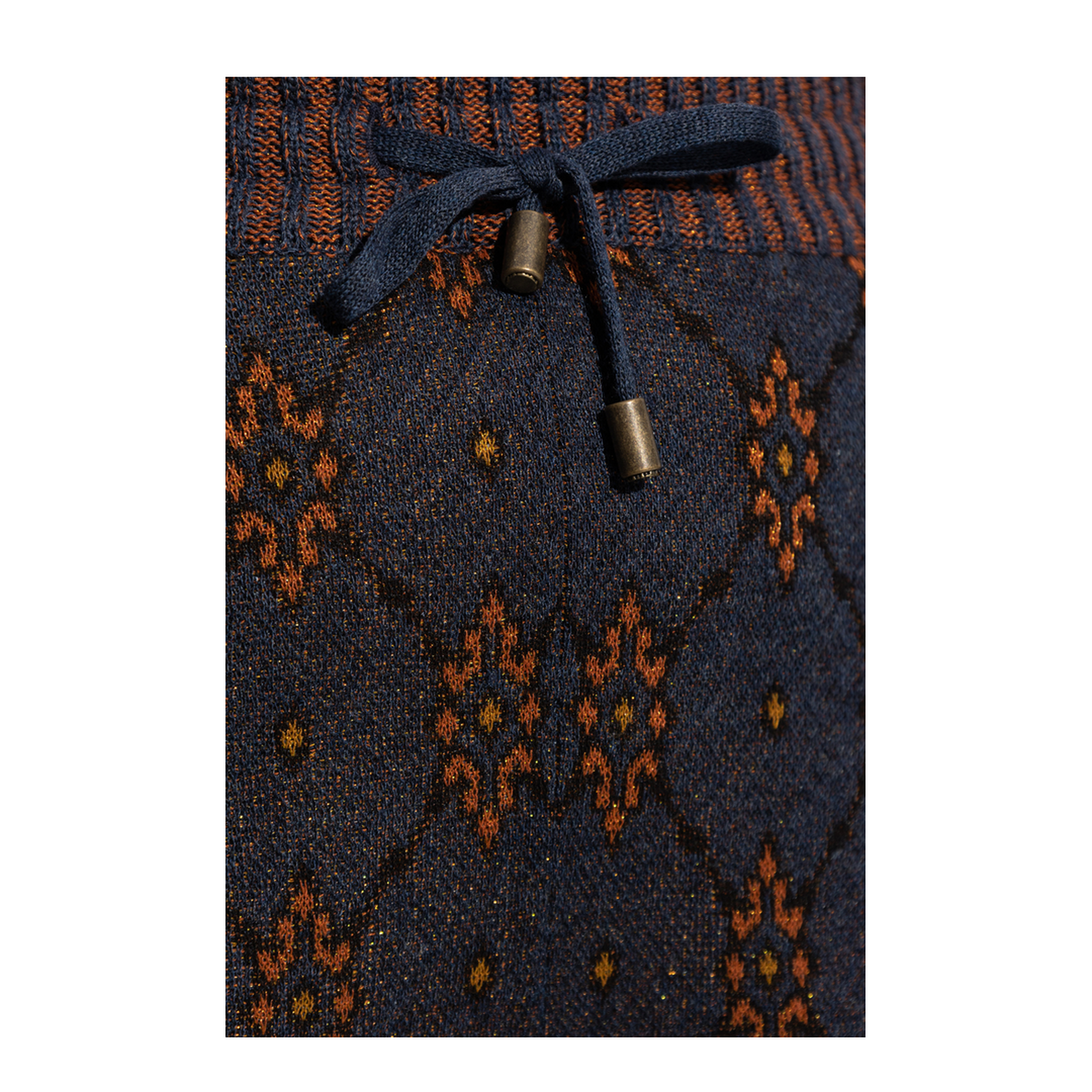 Trousers with Lurex Thread