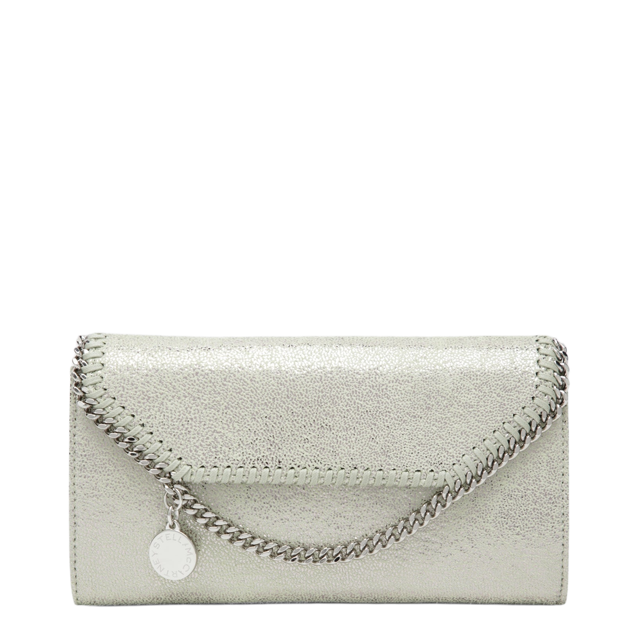 Light Lime Green Falabella Shoulder Wallet Bag