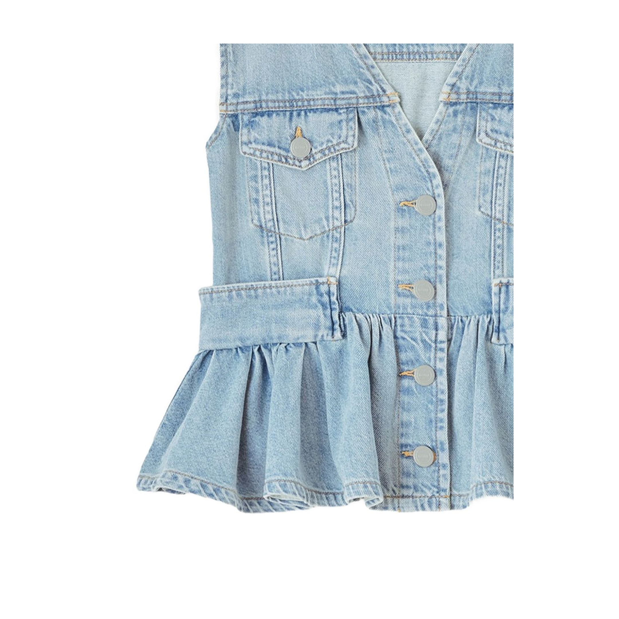 MAYFEYR - Ganni - Top Light Blue - A1040321565