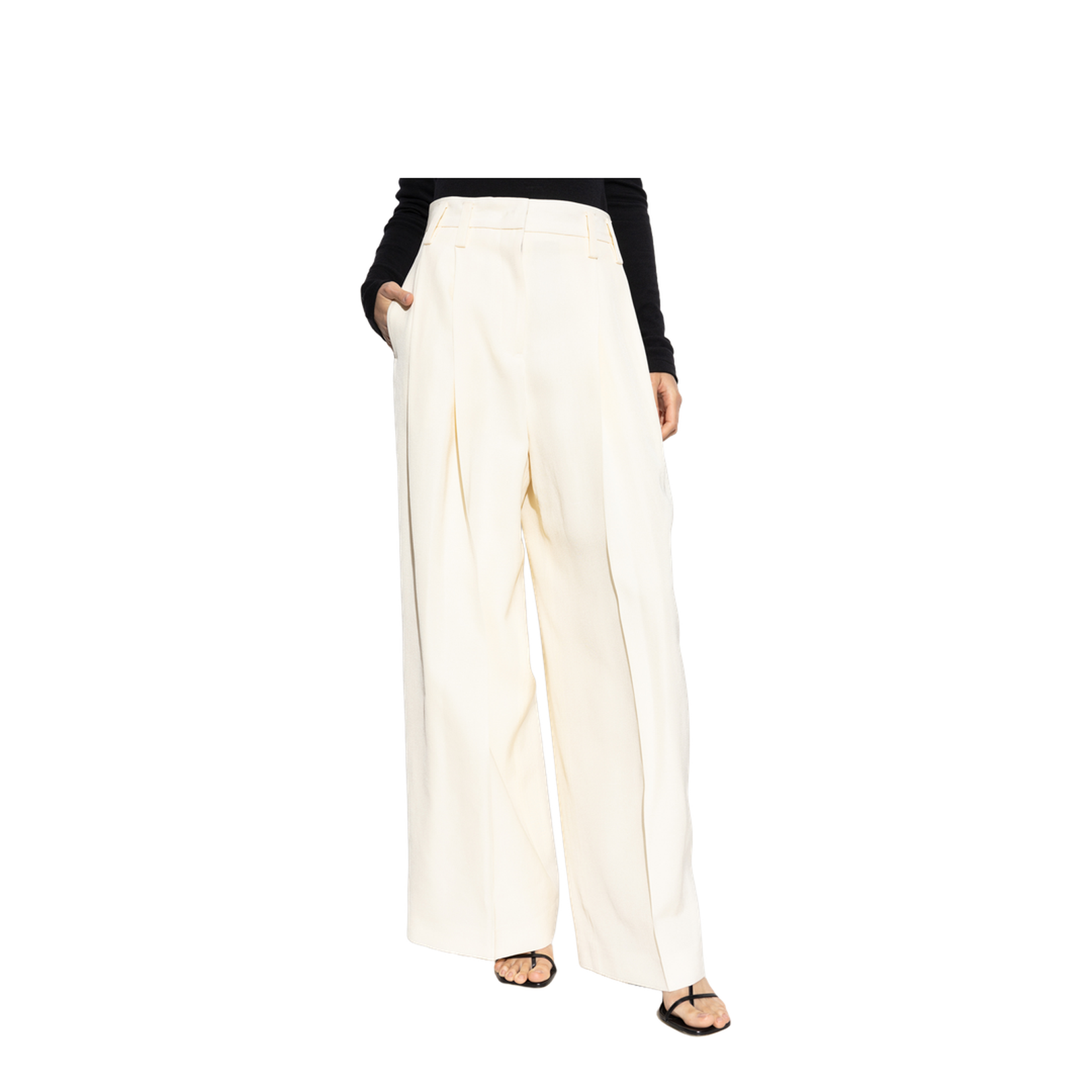 Pleated Crease Trousers