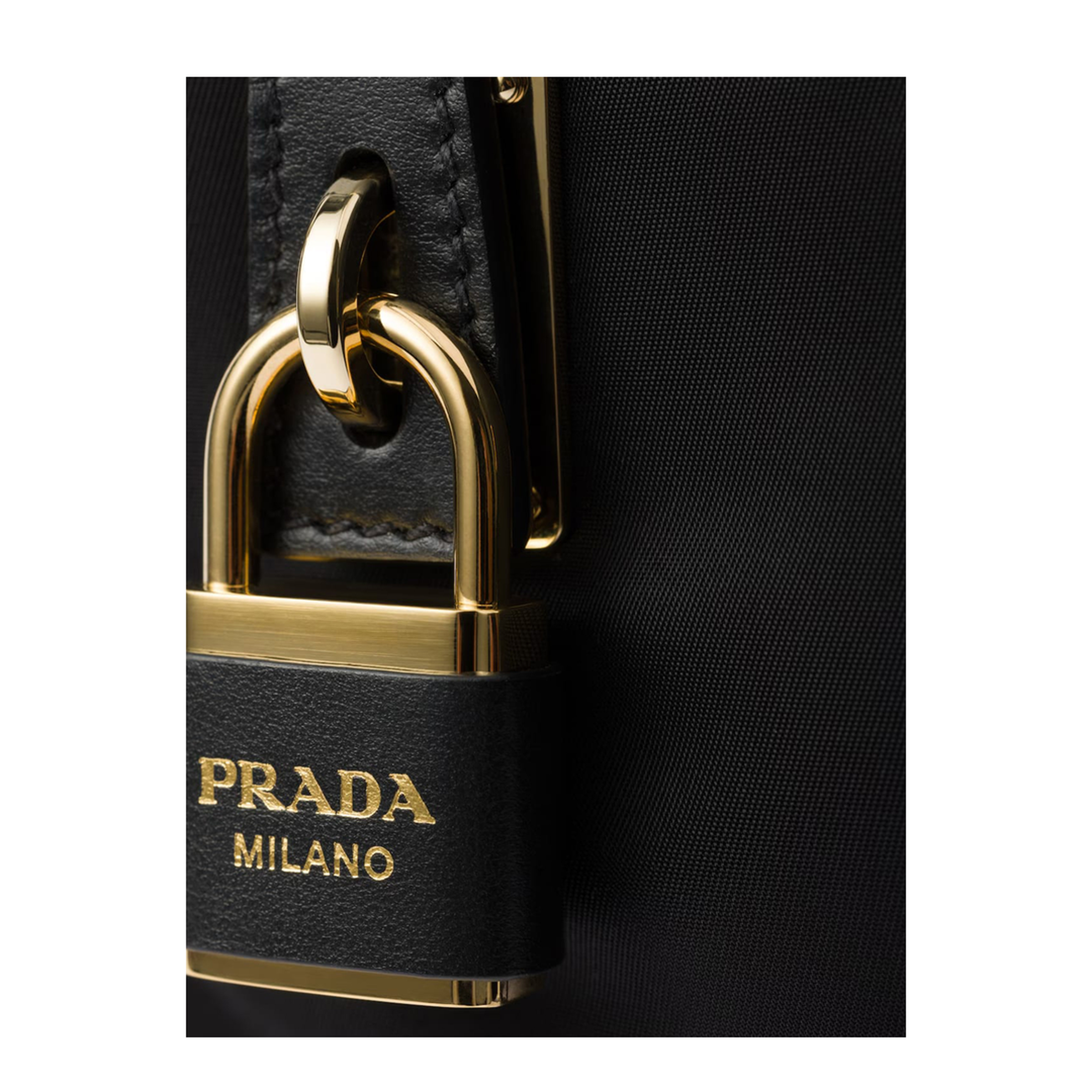 Small Nylon Shoulder Bag - Black