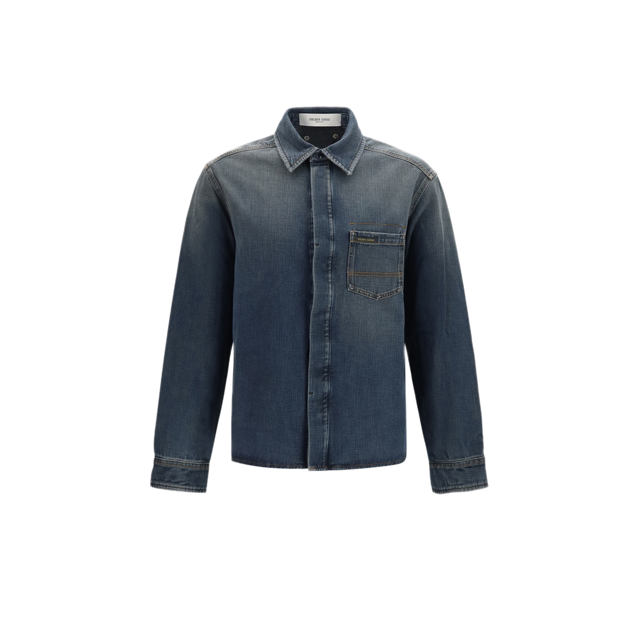 MAYFEYR - Golden Goose - Journey Denim Shirt - GMP02757P002654