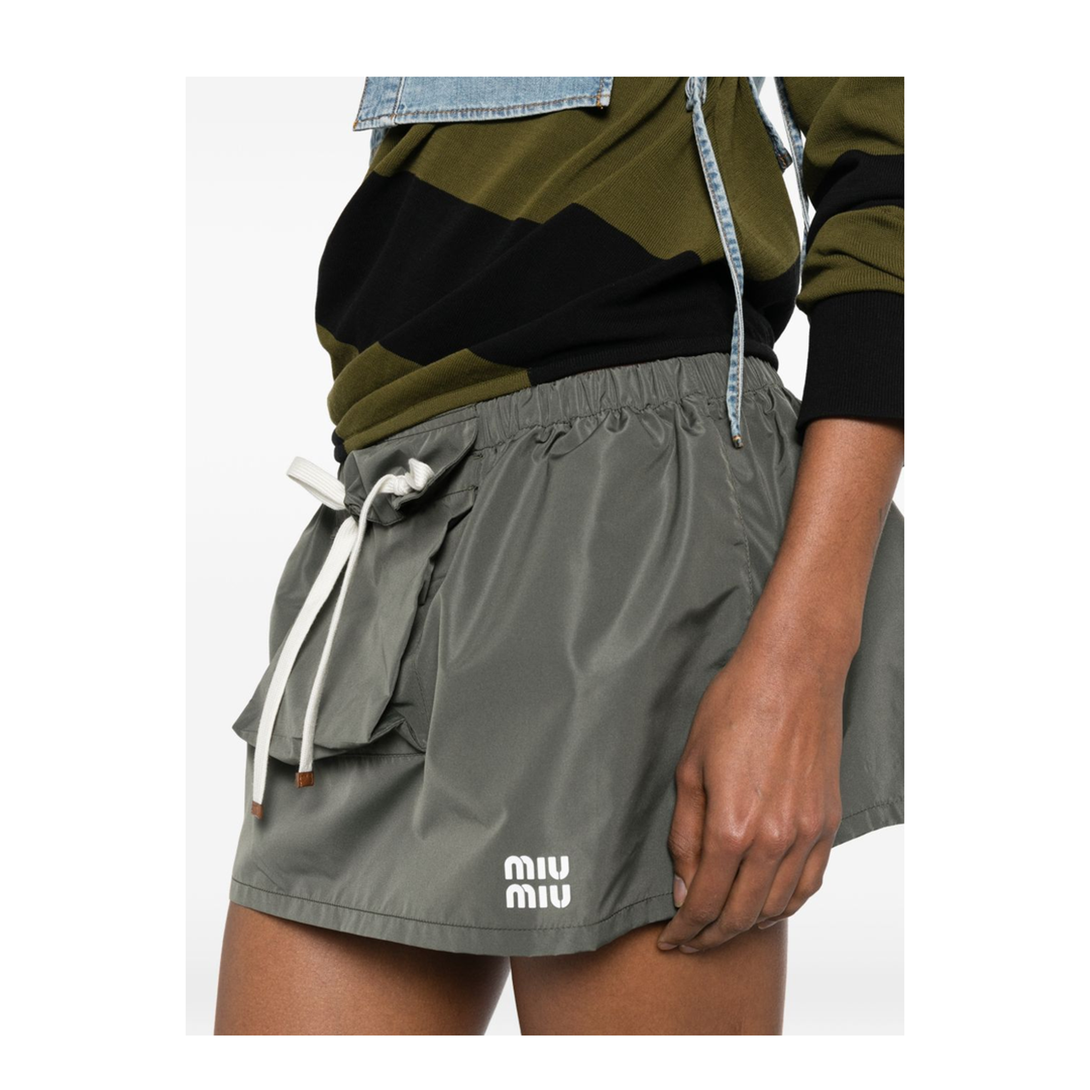 MAYFEYR - Miu Miu - Skirts Green - MG2704121IF0414